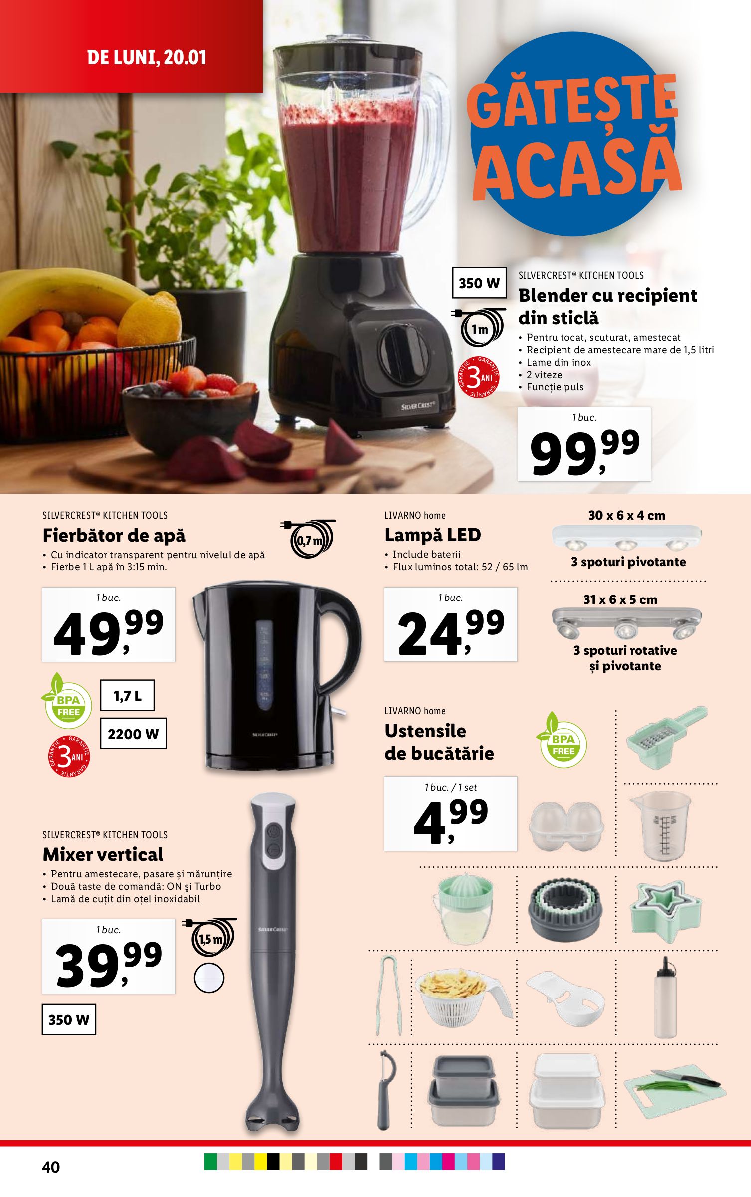 lidl - Catalog Lidl valabil din 20.01. - 26.01. - page: 40