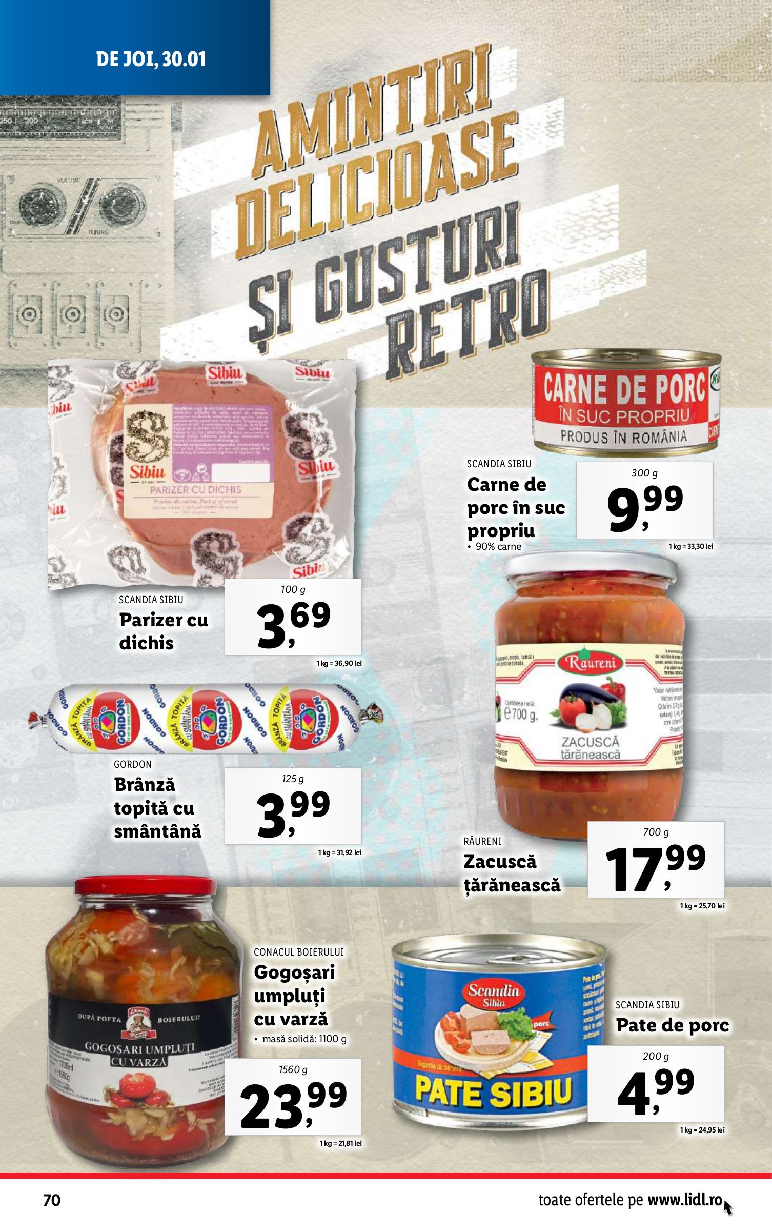 lidl - Catalog Lidl valabil din 27.01. - 02.02. - page: 70