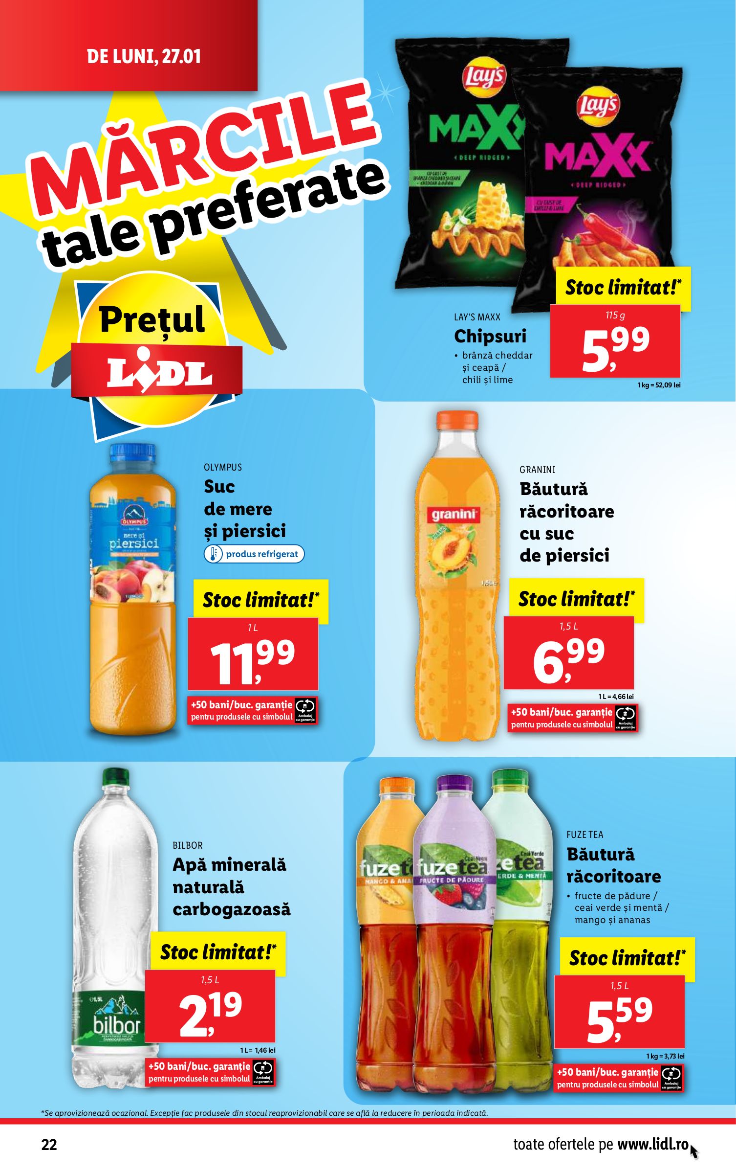 lidl - Catalog Lidl valabil din 27.01. - 02.02. - page: 22