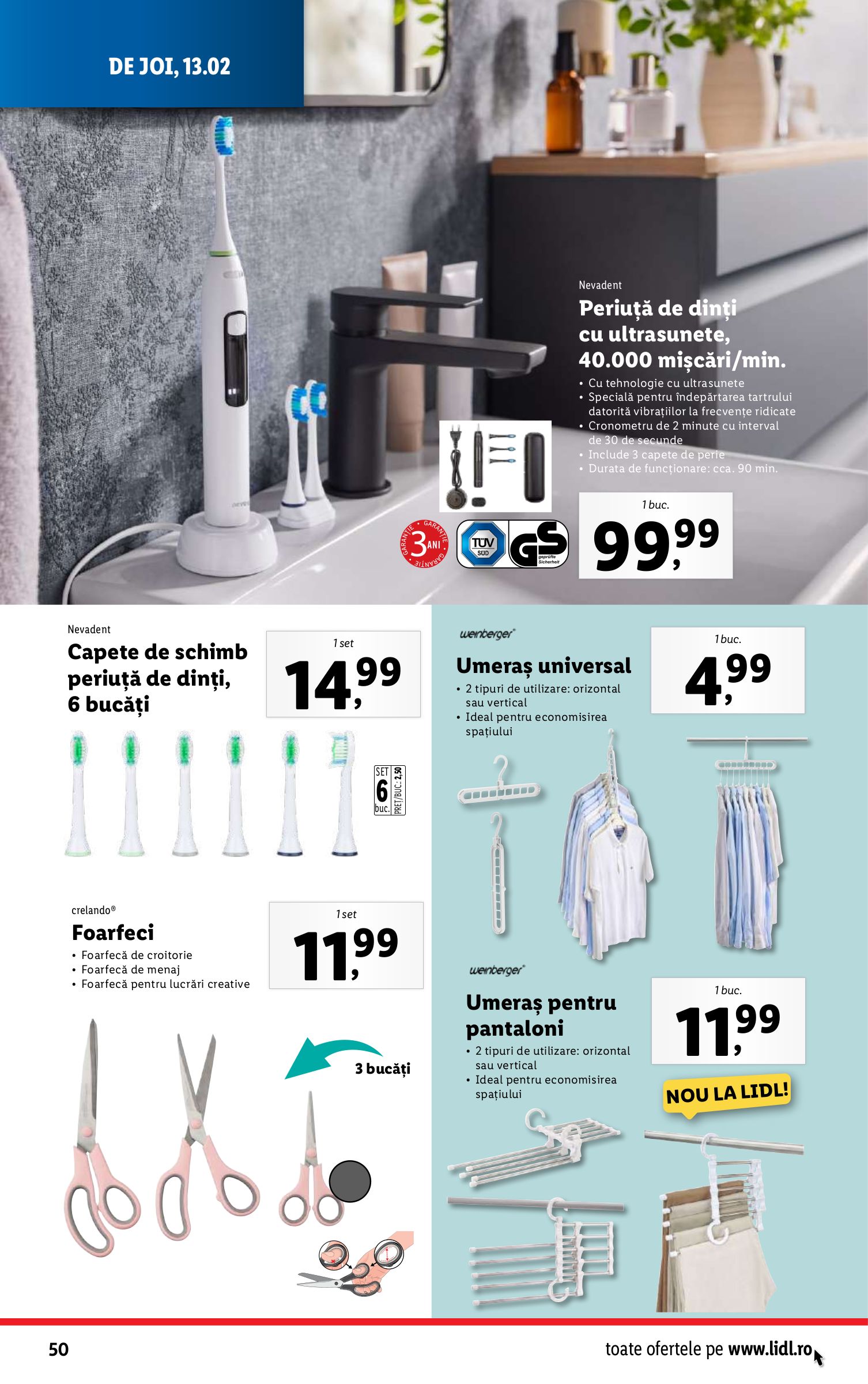 lidl - Catalog Lidl valabil din 10.02. - 16.02. - page: 50