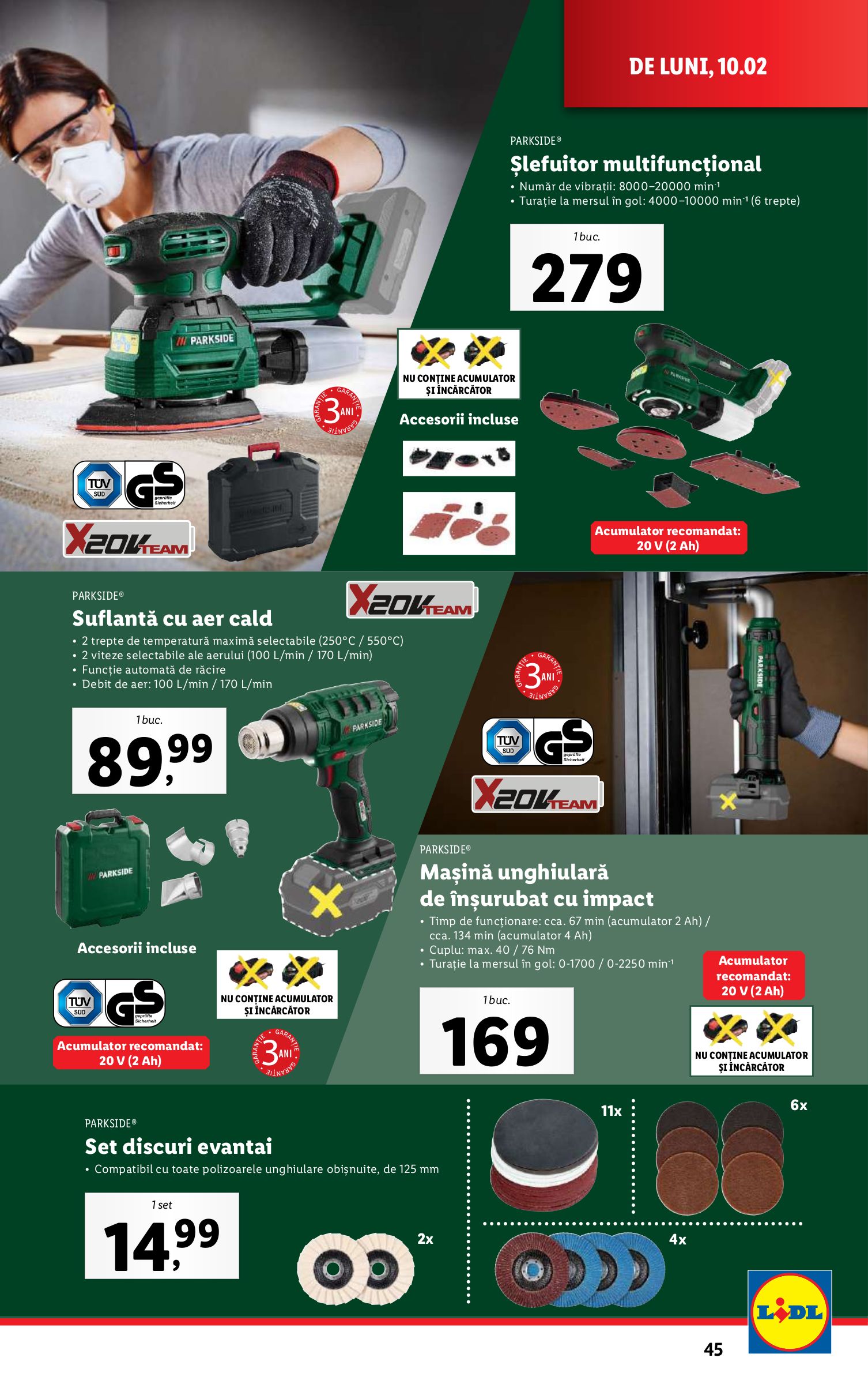 lidl - Catalog Lidl valabil din 10.02. - 16.02. - page: 45