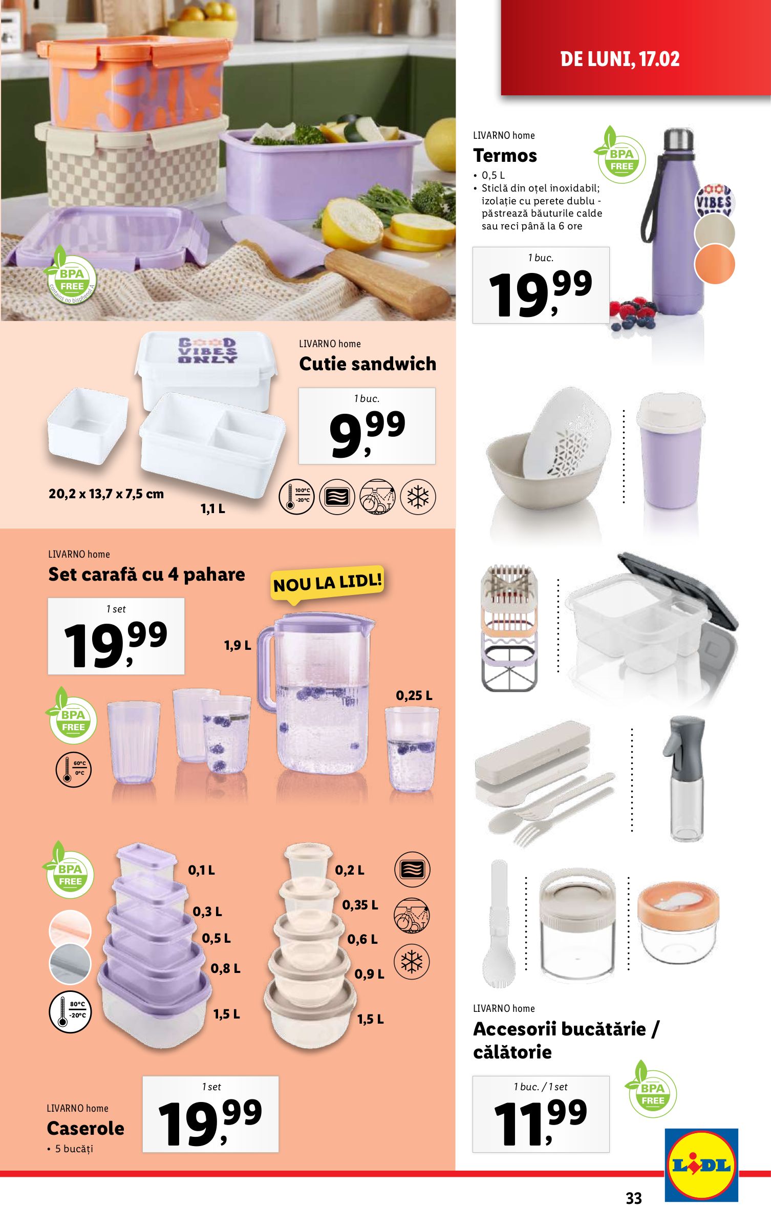 lidl - Catalog Lidl valabil din 17.02. - 23.02. - page: 33