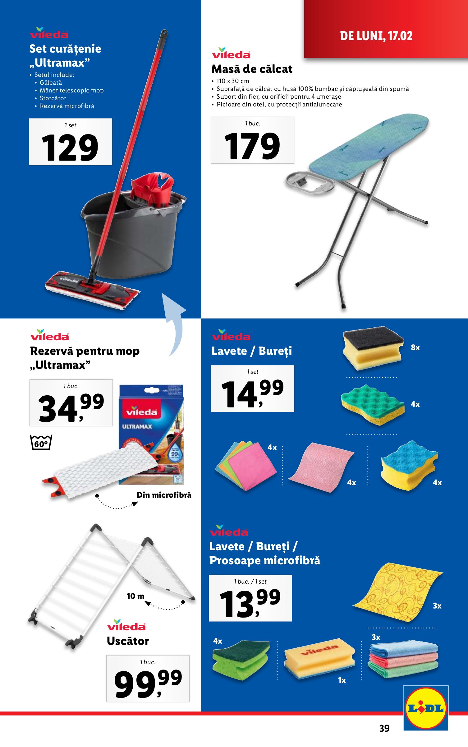 lidl - Catalog Lidl valabil din 17.02. - 23.02. - page: 39