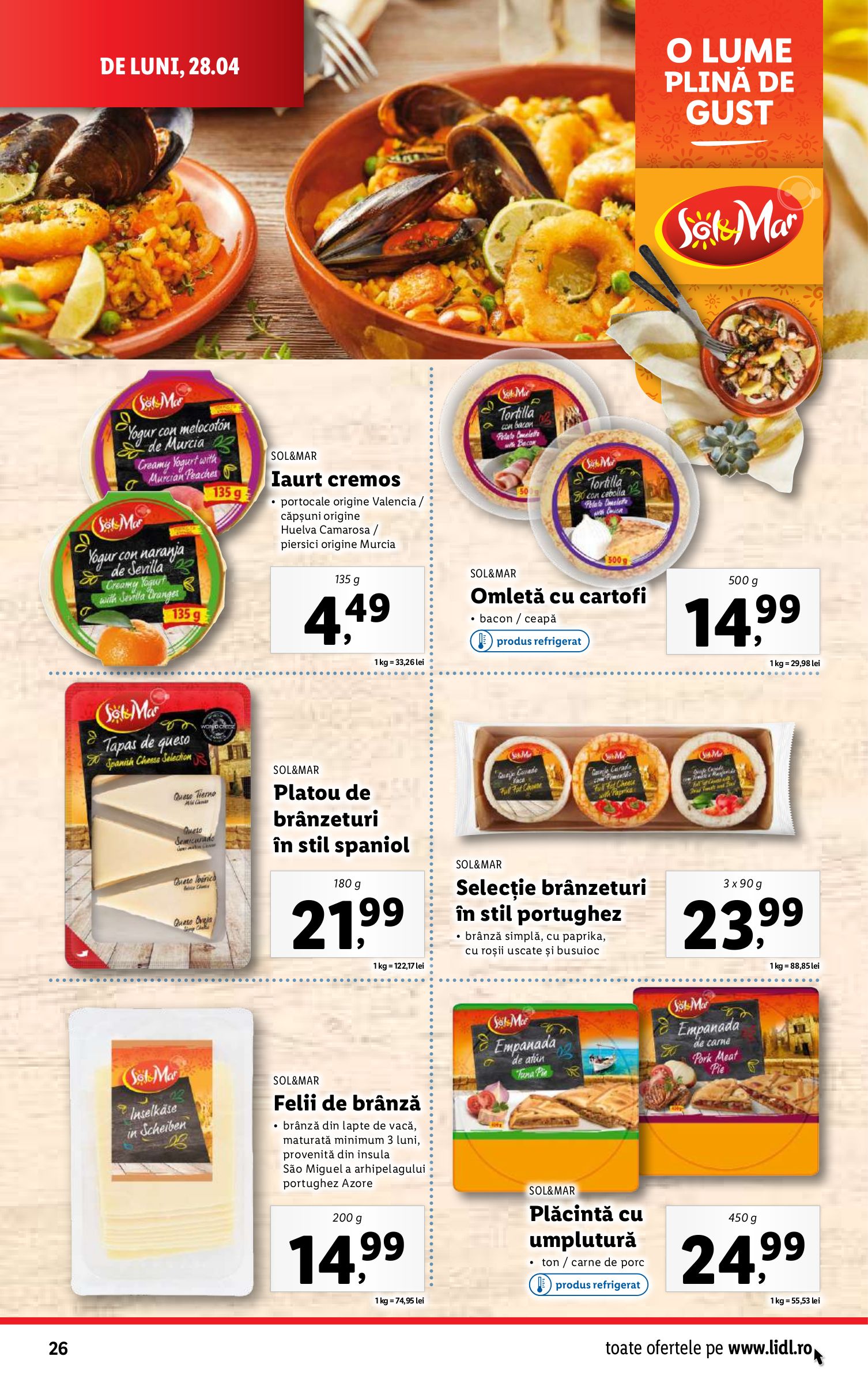 lidl - Catalog Lidl valabil din 28.04. - 04.05. - page: 26 lidl - Catalog Lidl valabil din 28.04. - 04.05. - page: 26