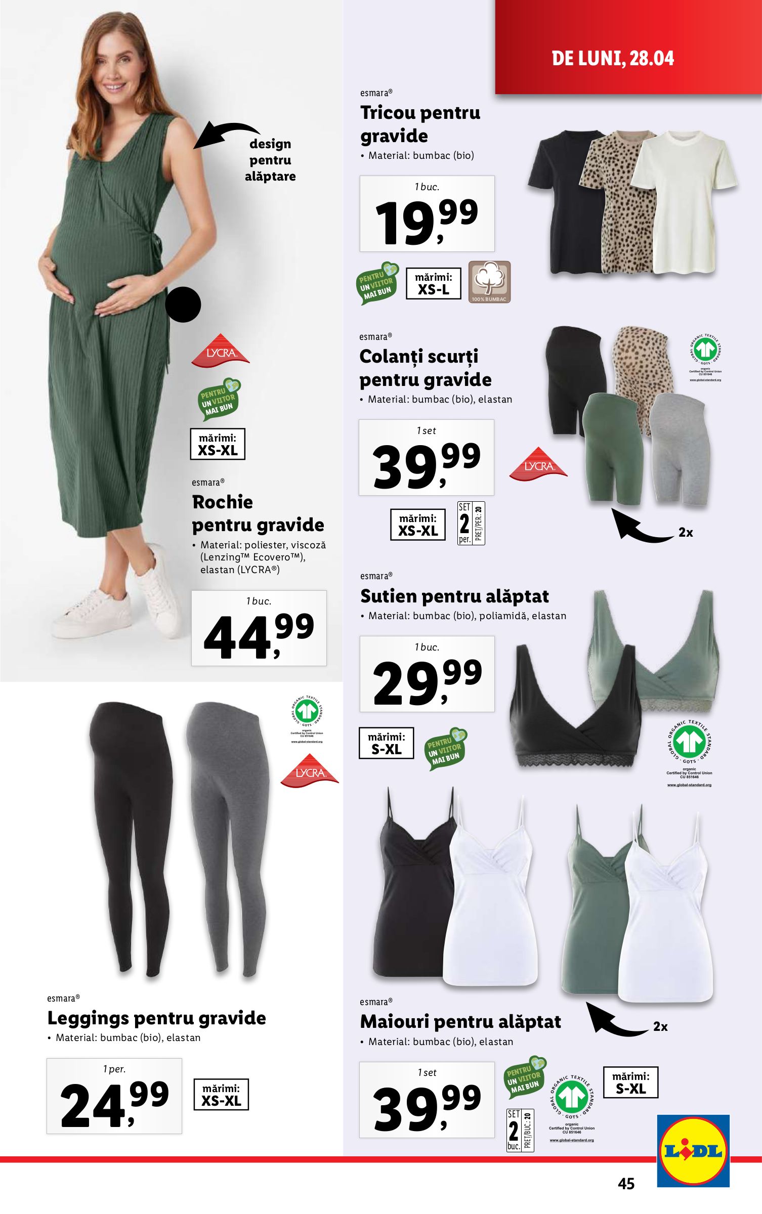 lidl - Catalog Lidl valabil din 28.04. - 04.05. - page: 45 lidl - Catalog Lidl valabil din 28.04. - 04.05. - page: 45