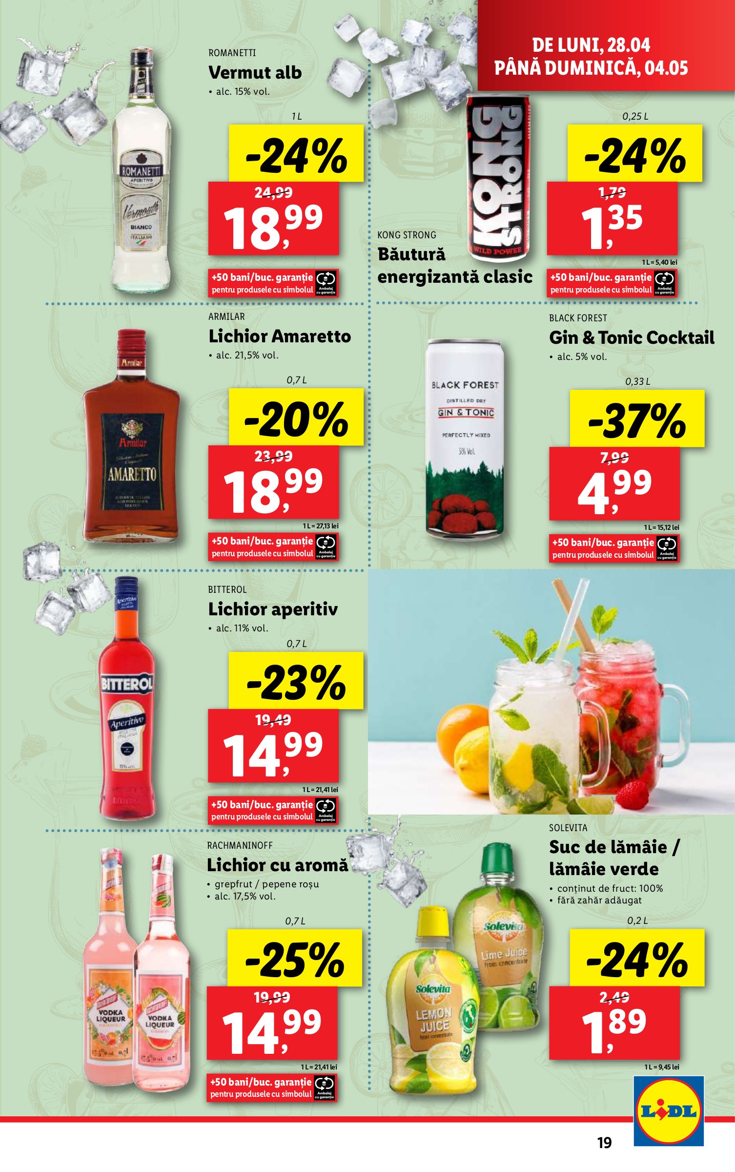 lidl - Catalog Lidl valabil din 28.04. - 04.05. - page: 19 lidl - Catalog Lidl valabil din 28.04. - 04.05. - page: 19