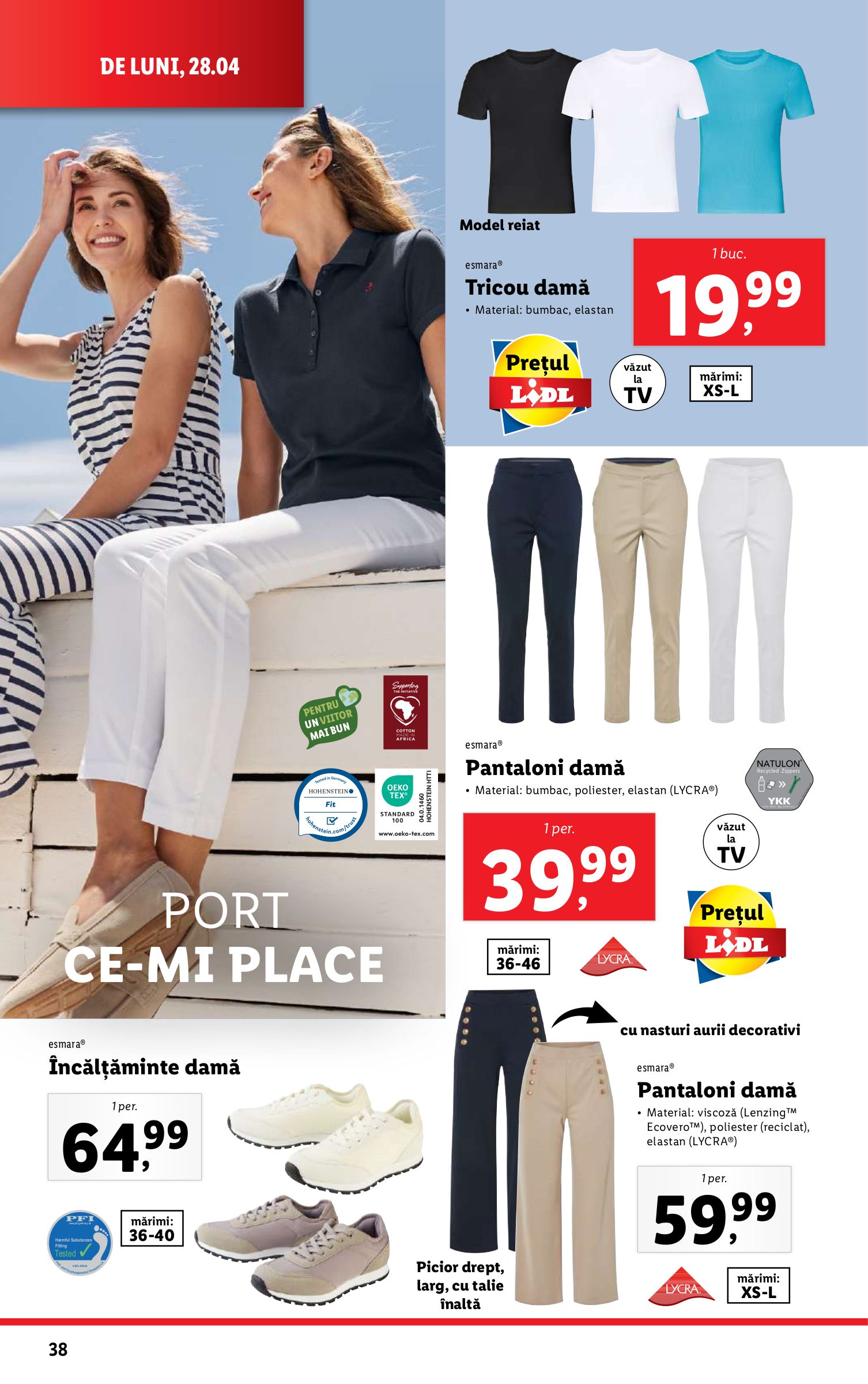 lidl - Catalog Lidl valabil din 28.04. - 04.05. - page: 38 lidl - Catalog Lidl valabil din 28.04. - 04.05. - page: 38