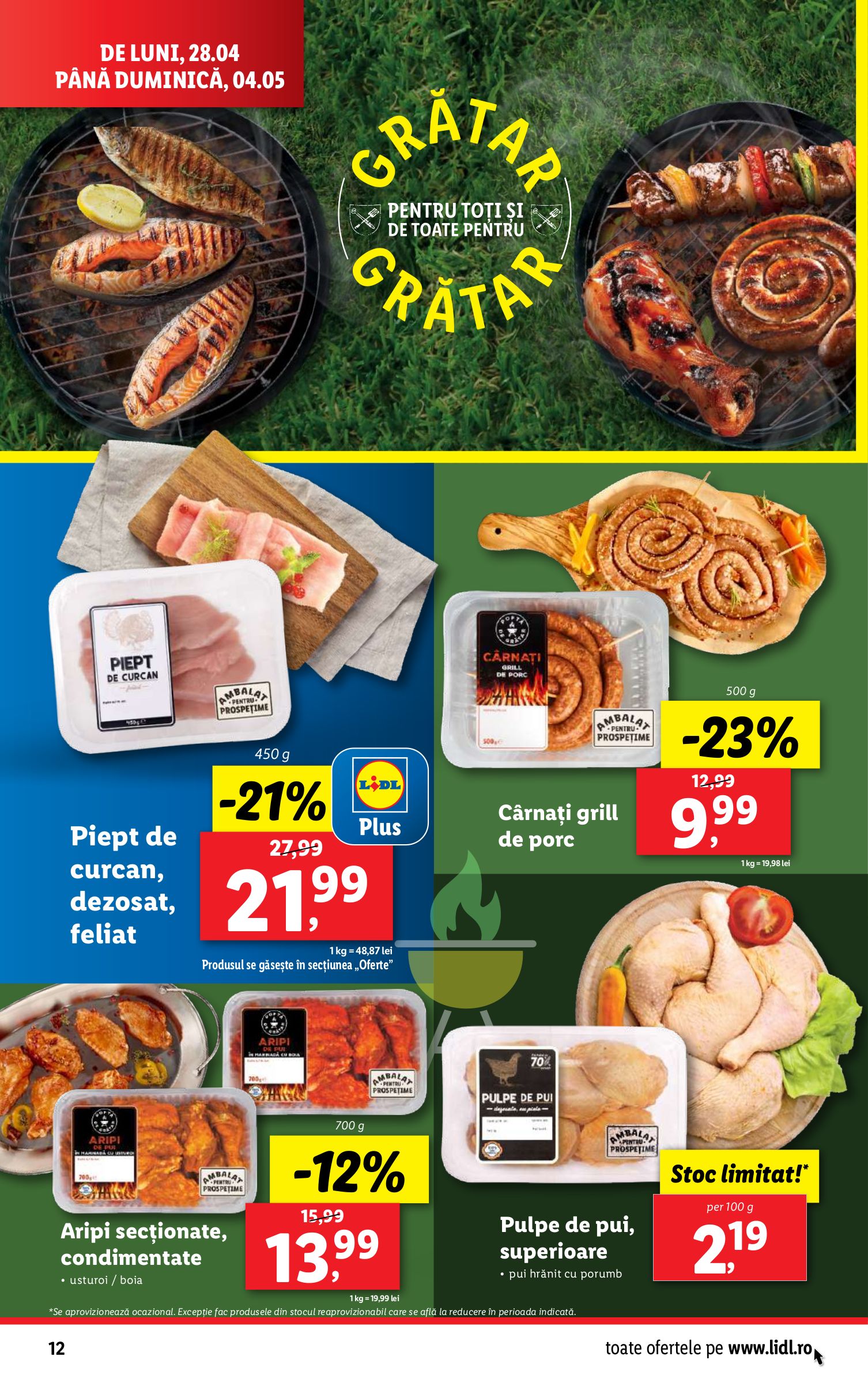 lidl - Catalog Lidl valabil din 28.04. - 04.05. - page: 12 lidl - Catalog Lidl valabil din 28.04. - 04.05. - page: 12