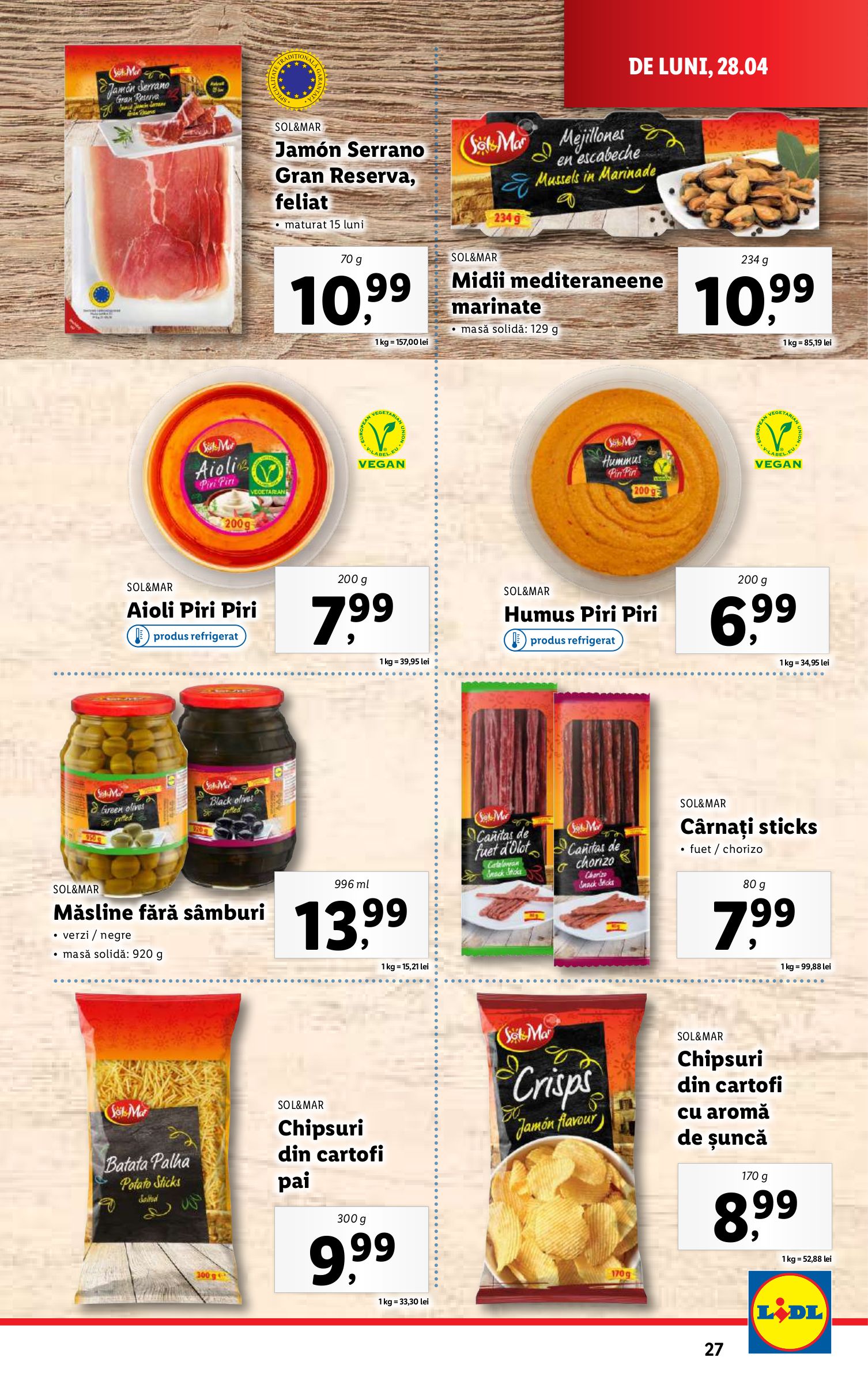 lidl - Catalog Lidl valabil din 28.04. - 04.05. - page: 27 lidl - Catalog Lidl valabil din 28.04. - 04.05. - page: 27
