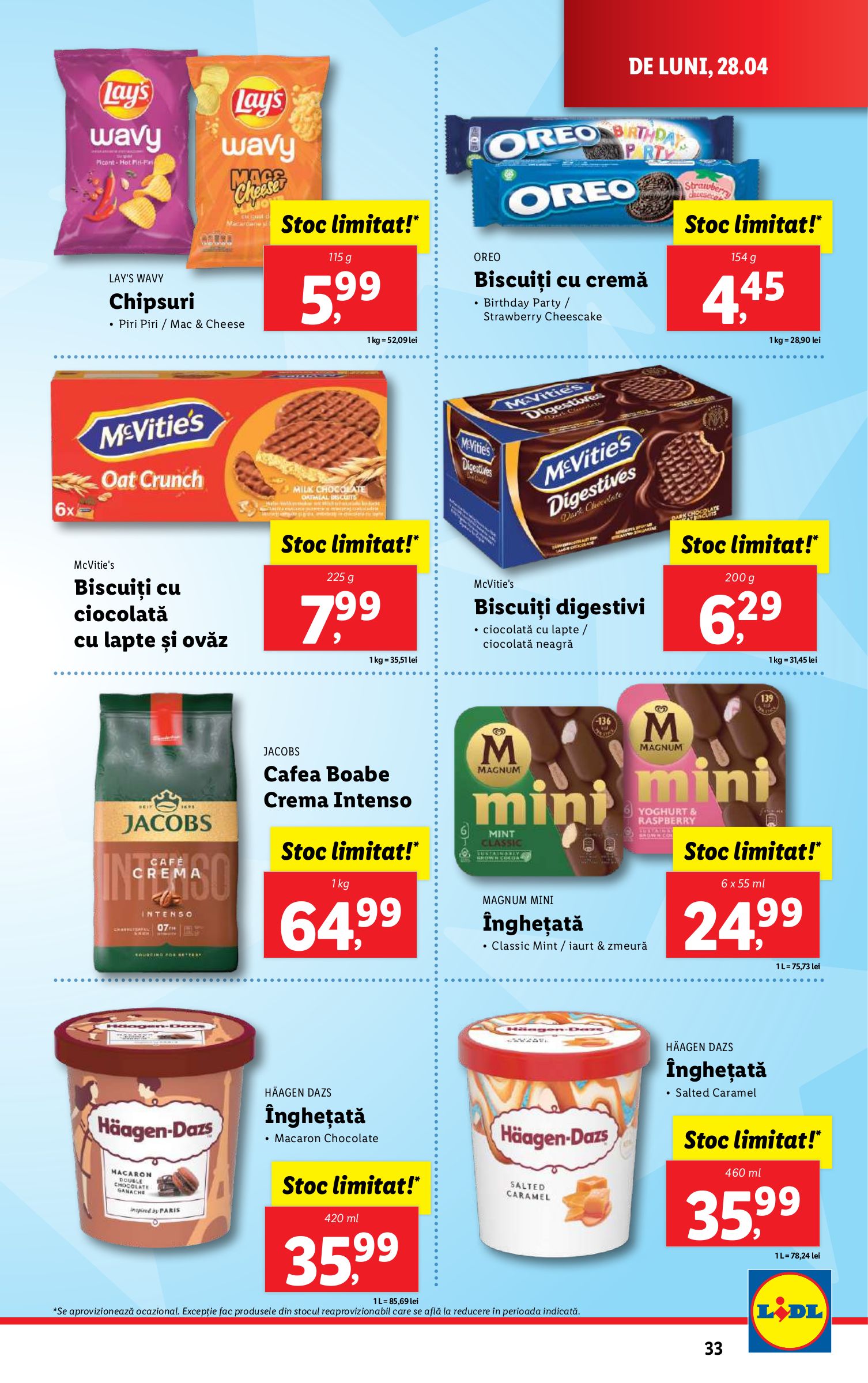 lidl - Catalog Lidl valabil din 28.04. - 04.05. - page: 33 lidl - Catalog Lidl valabil din 28.04. - 04.05. - page: 33