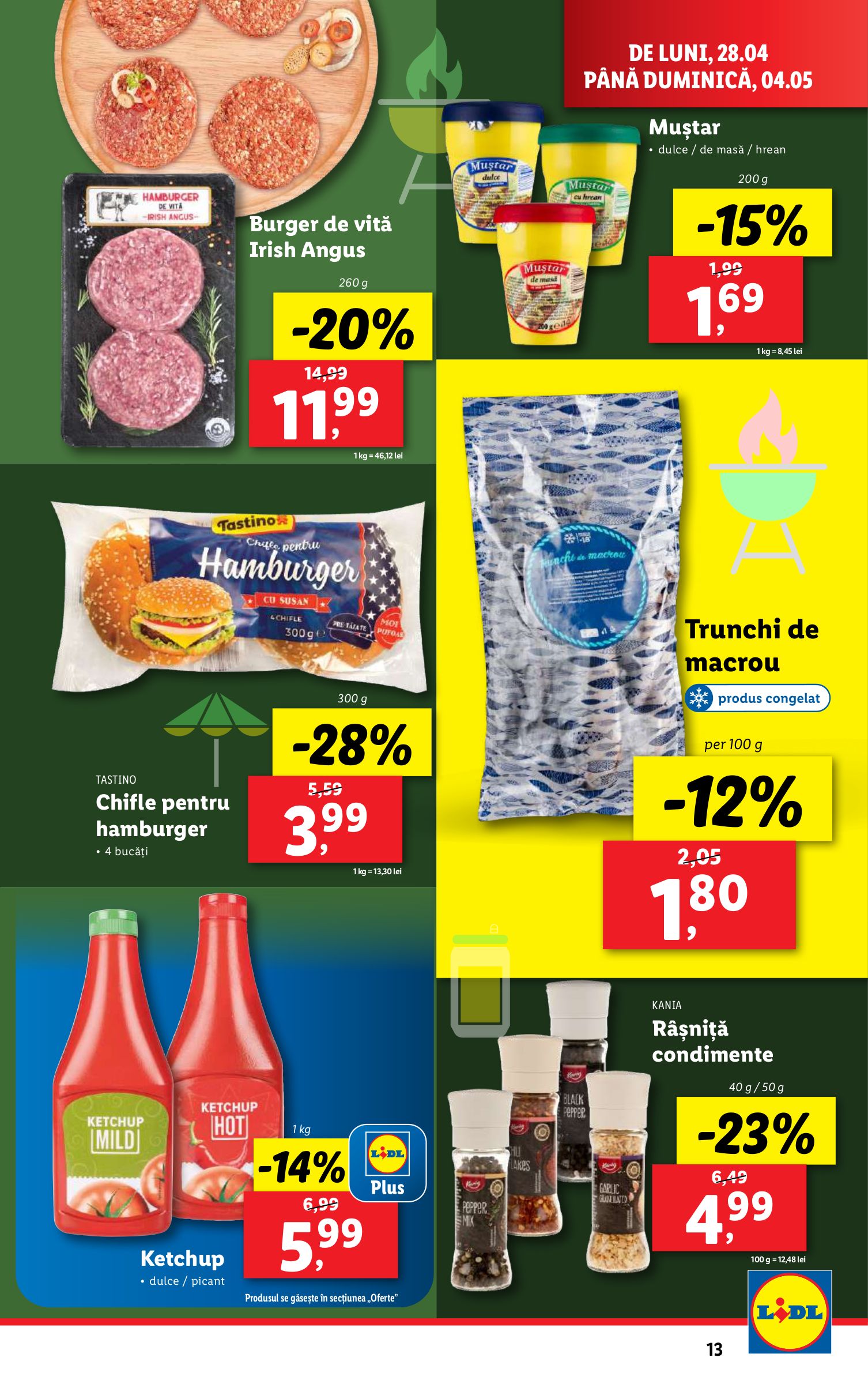 lidl - Catalog Lidl valabil din 28.04. - 04.05. - page: 13 lidl - Catalog Lidl valabil din 28.04. - 04.05. - page: 13