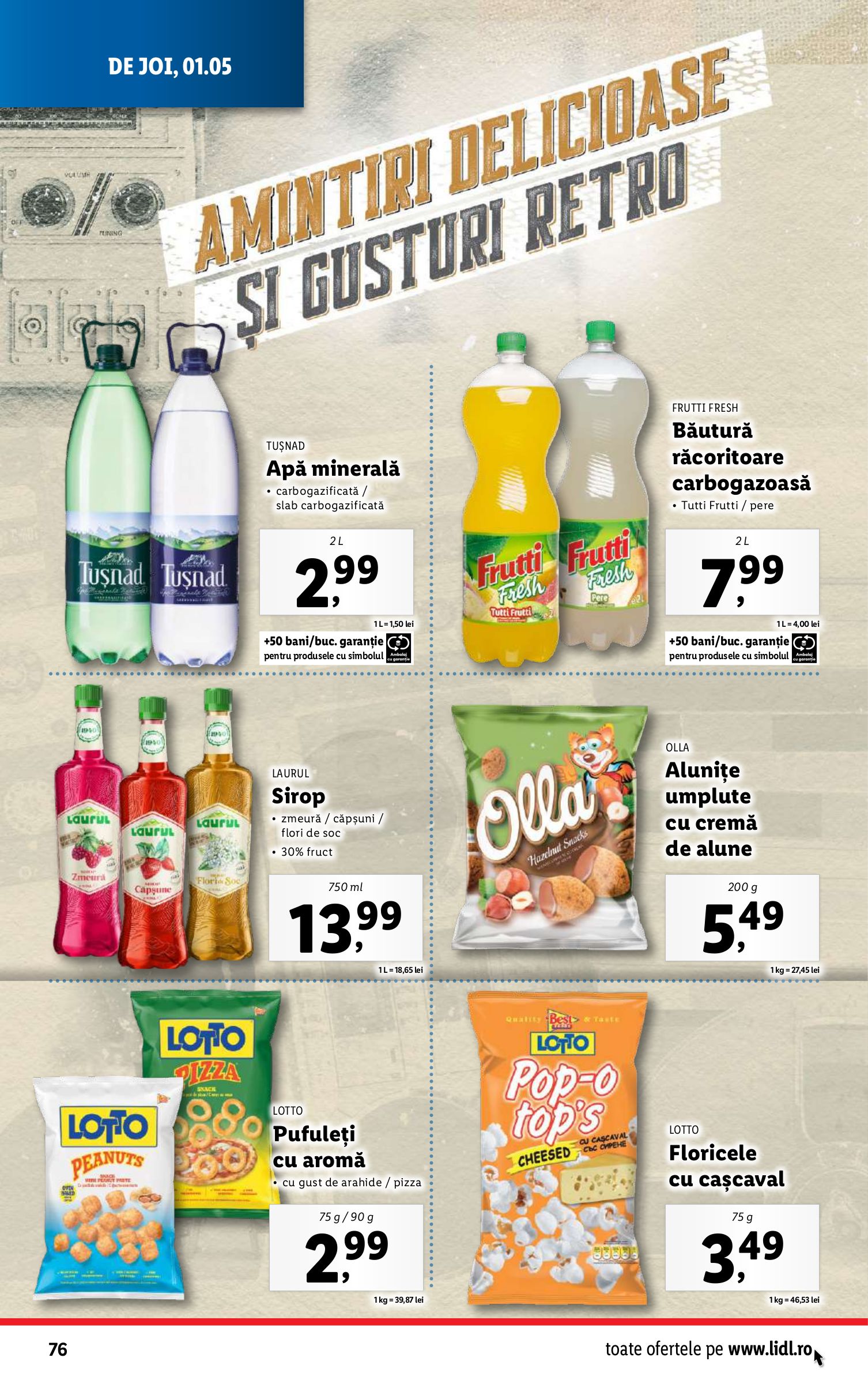 lidl - Catalog Lidl valabil din 28.04. - 04.05. - page: 76 lidl - Catalog Lidl valabil din 28.04. - 04.05. - page: 76