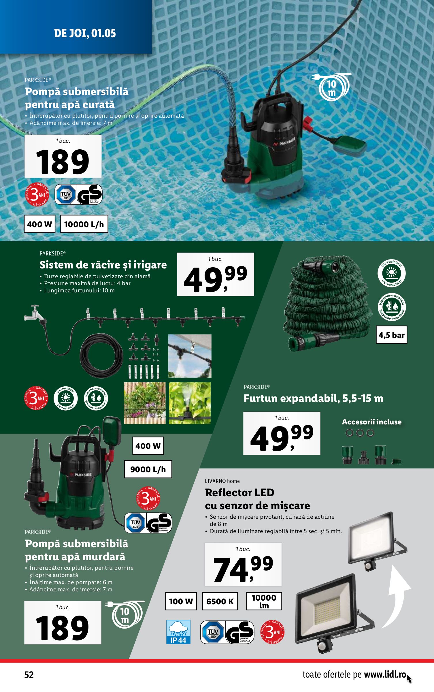 lidl - Catalog Lidl valabil din 28.04. - 04.05. - page: 52 lidl - Catalog Lidl valabil din 28.04. - 04.05. - page: 52