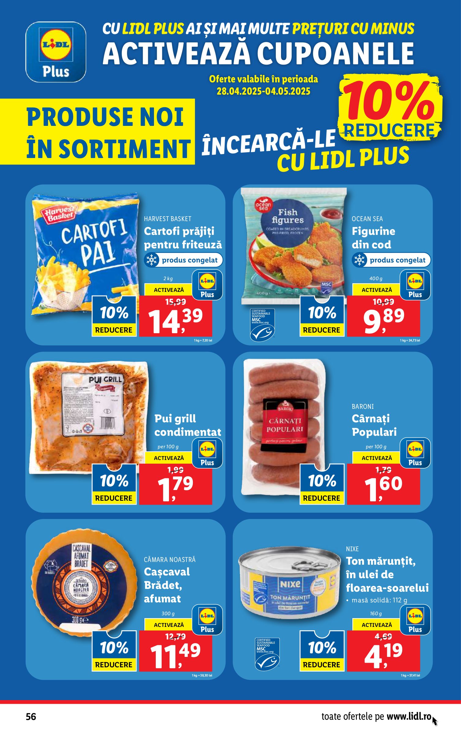 lidl - Catalog Lidl valabil din 28.04. - 04.05. - page: 56 lidl - Catalog Lidl valabil din 28.04. - 04.05. - page: 56