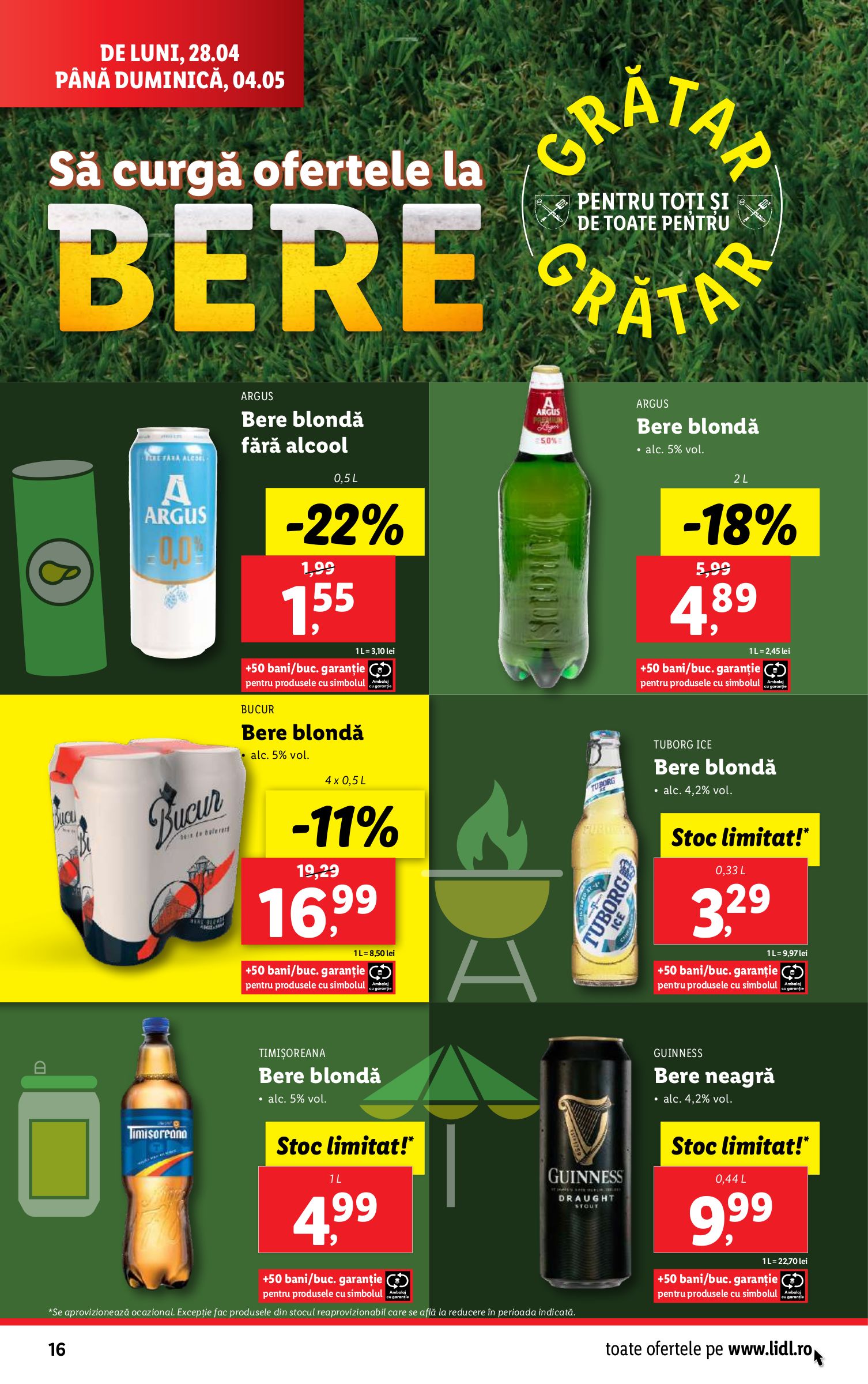 lidl - Catalog Lidl valabil din 28.04. - 04.05. - page: 16 lidl - Catalog Lidl valabil din 28.04. - 04.05. - page: 16