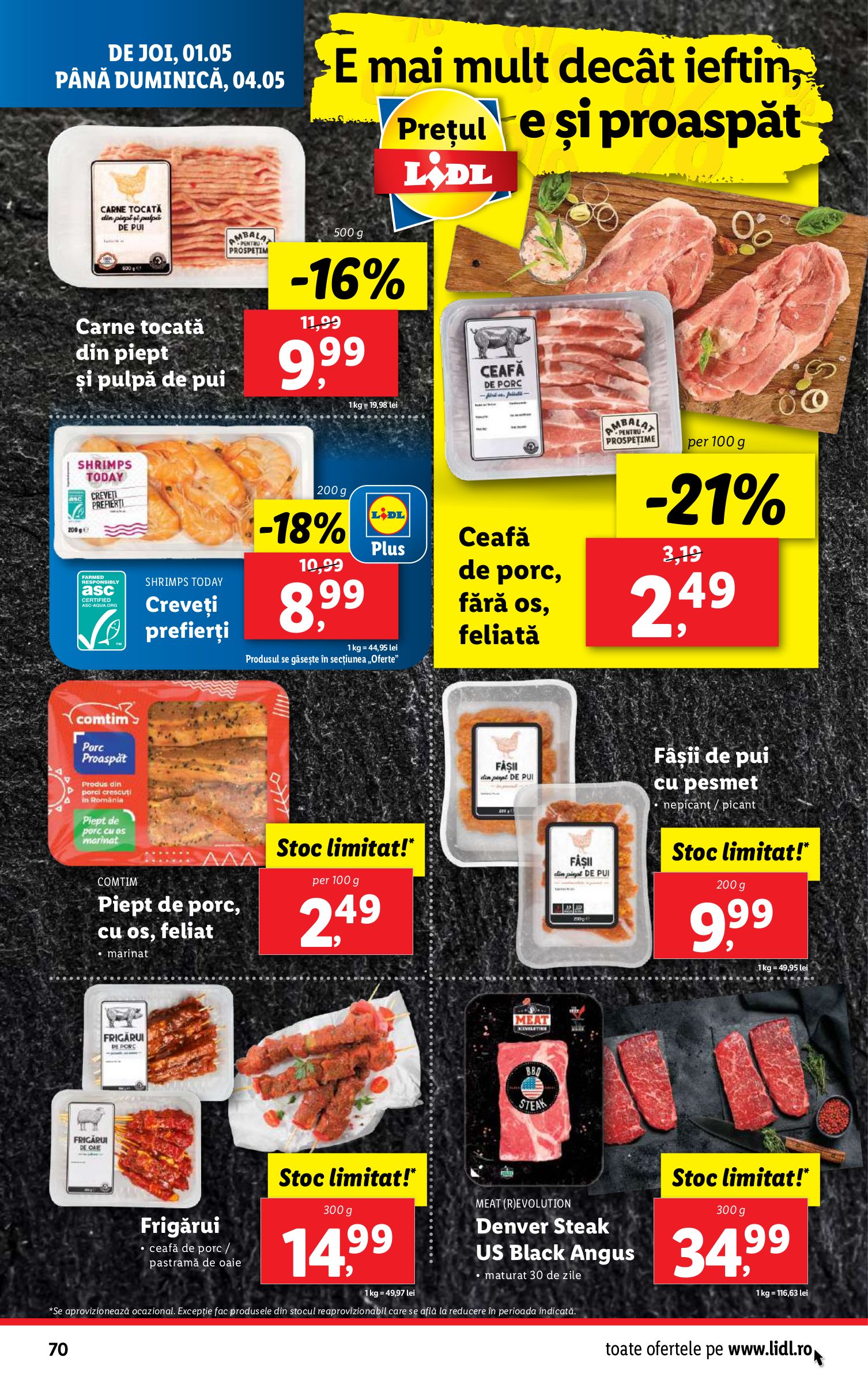 lidl - Catalog Lidl valabil din 28.04. - 04.05. - page: 70 lidl - Catalog Lidl valabil din 28.04. - 04.05. - page: 70
