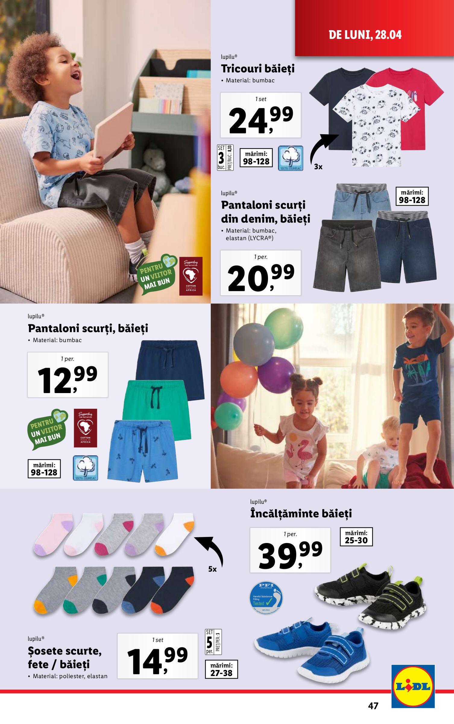 lidl - Catalog Lidl valabil din 28.04. - 04.05. - page: 47 lidl - Catalog Lidl valabil din 28.04. - 04.05. - page: 47
