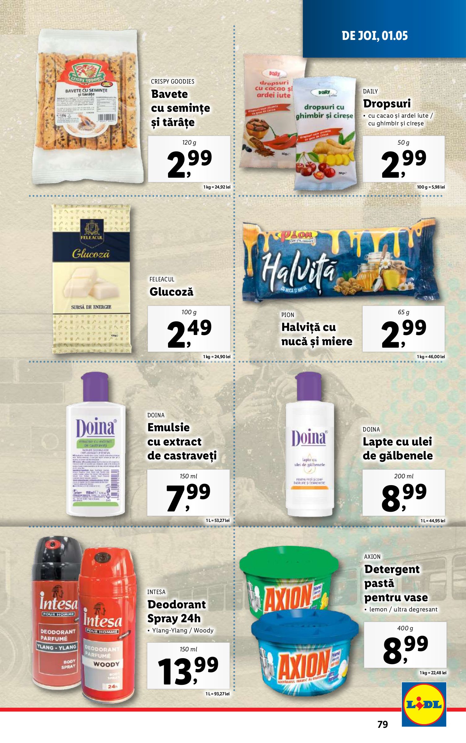 lidl - Catalog Lidl valabil din 28.04. - 04.05. - page: 79 lidl - Catalog Lidl valabil din 28.04. - 04.05. - page: 79