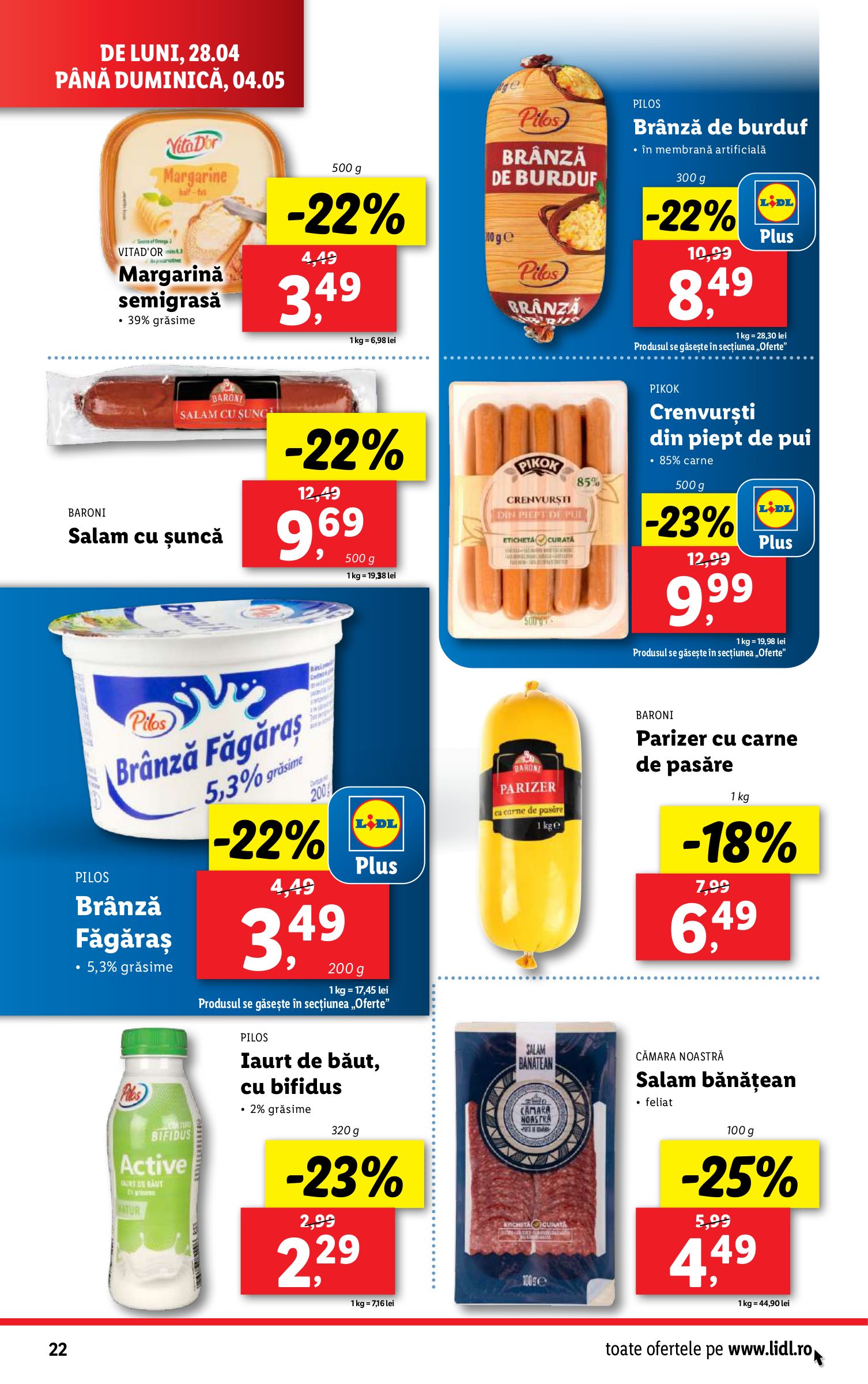 lidl - Catalog Lidl valabil din 28.04. - 04.05. - page: 22 lidl - Catalog Lidl valabil din 28.04. - 04.05. - page: 22