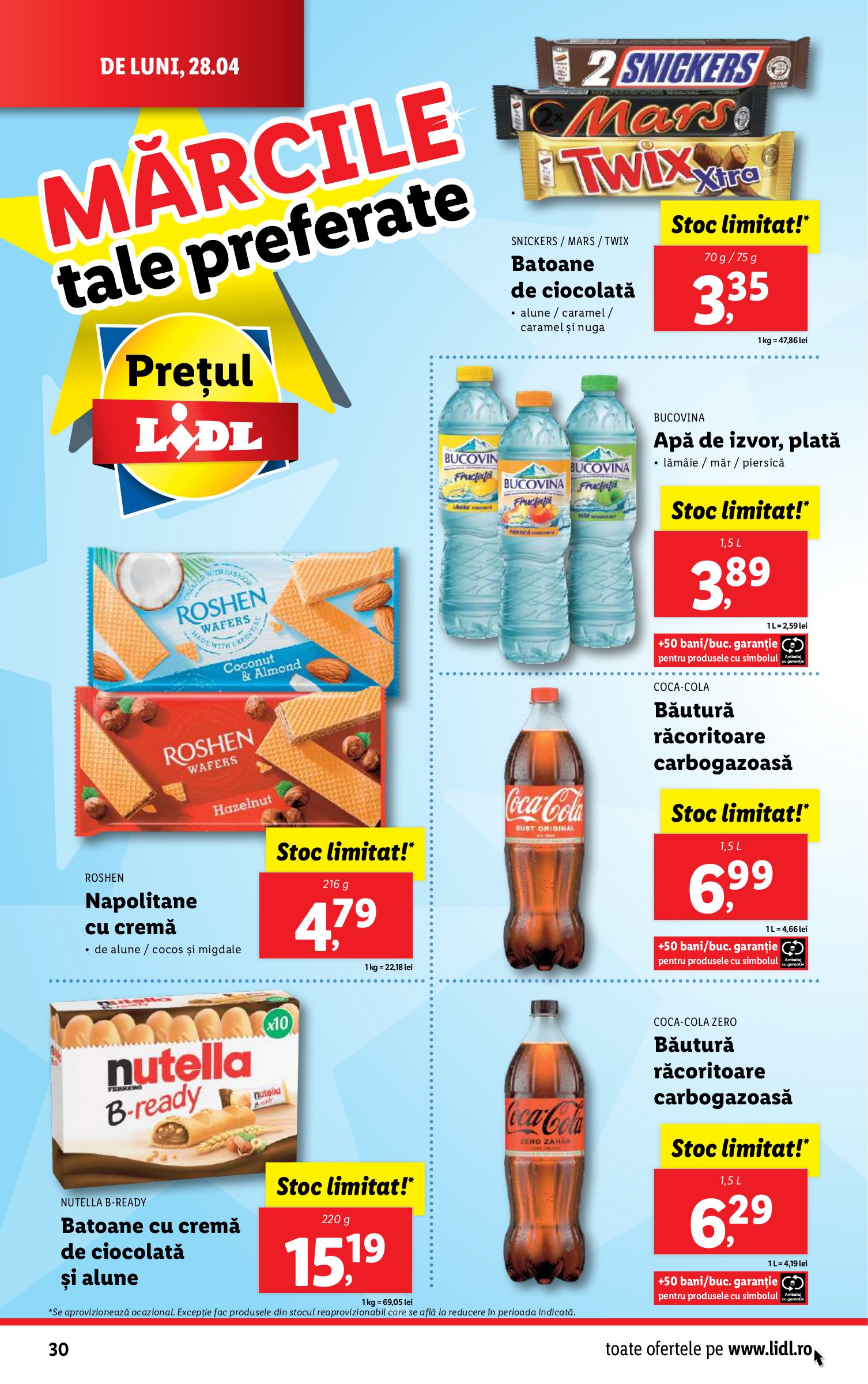 lidl - Catalog Lidl valabil din 28.04. - 04.05. - page: 30 lidl - Catalog Lidl valabil din 28.04. - 04.05. - page: 30