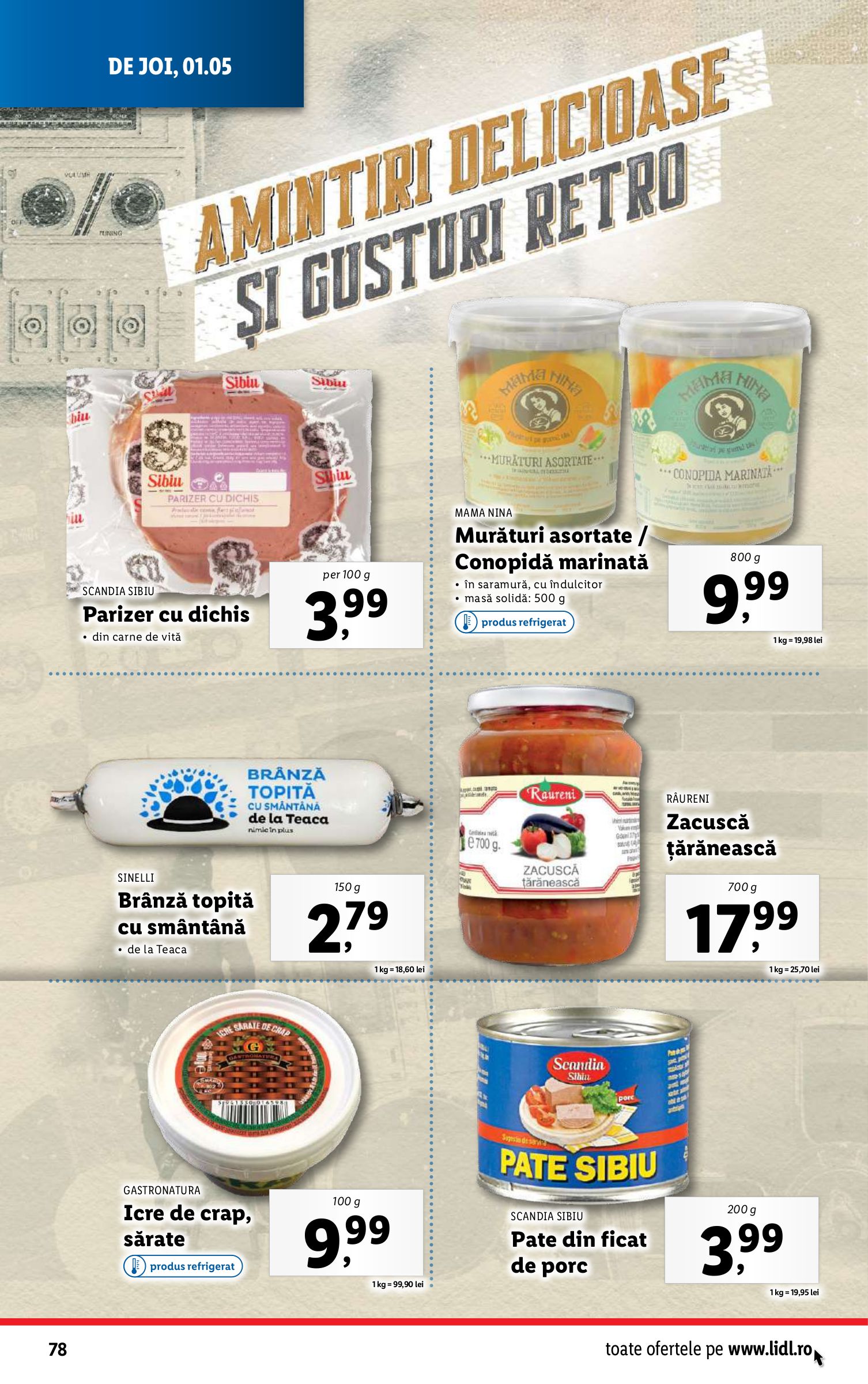 lidl - Catalog Lidl valabil din 28.04. - 04.05. - page: 78 lidl - Catalog Lidl valabil din 28.04. - 04.05. - page: 78