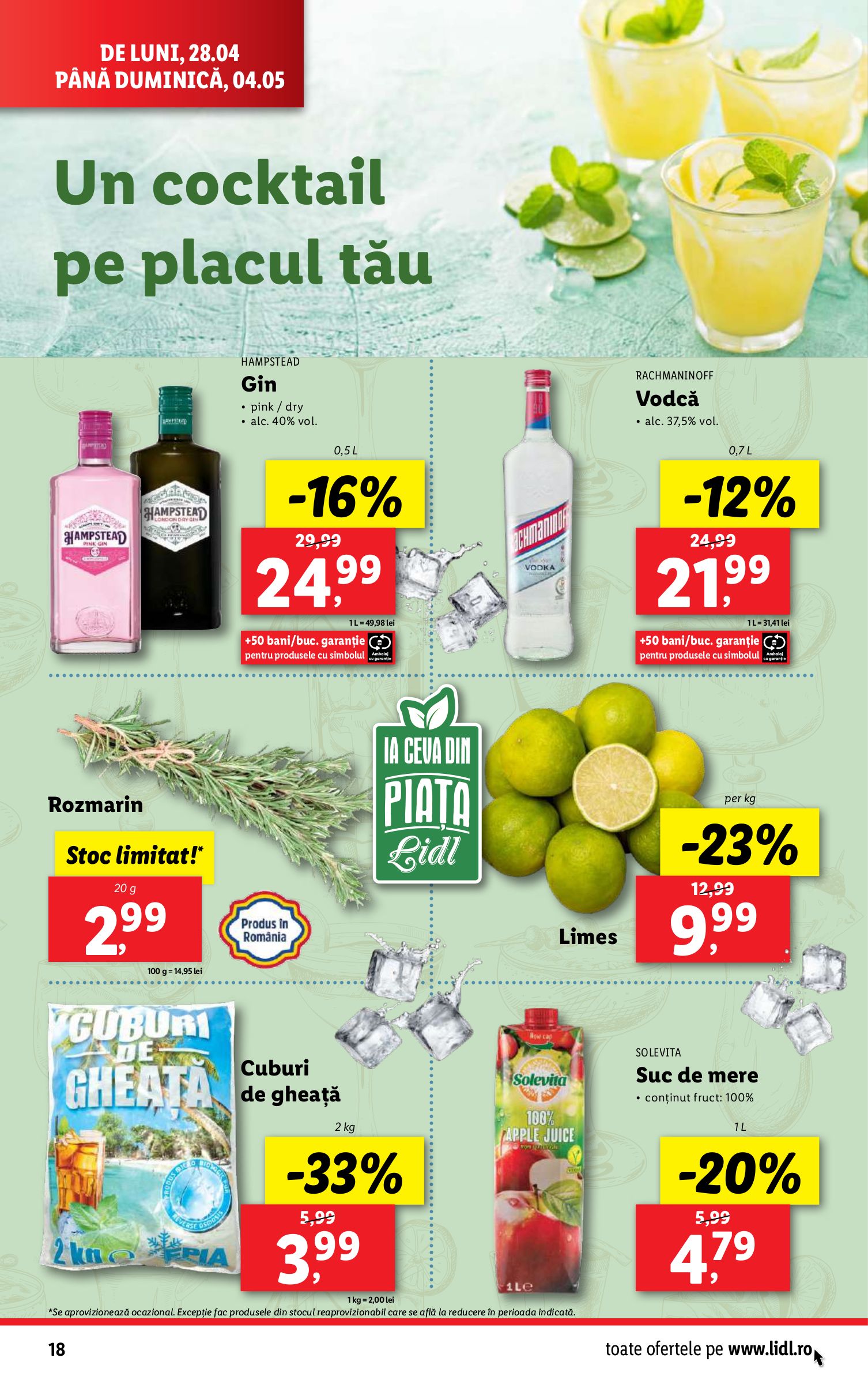 lidl - Catalog Lidl valabil din 28.04. - 04.05. - page: 18 lidl - Catalog Lidl valabil din 28.04. - 04.05. - page: 18