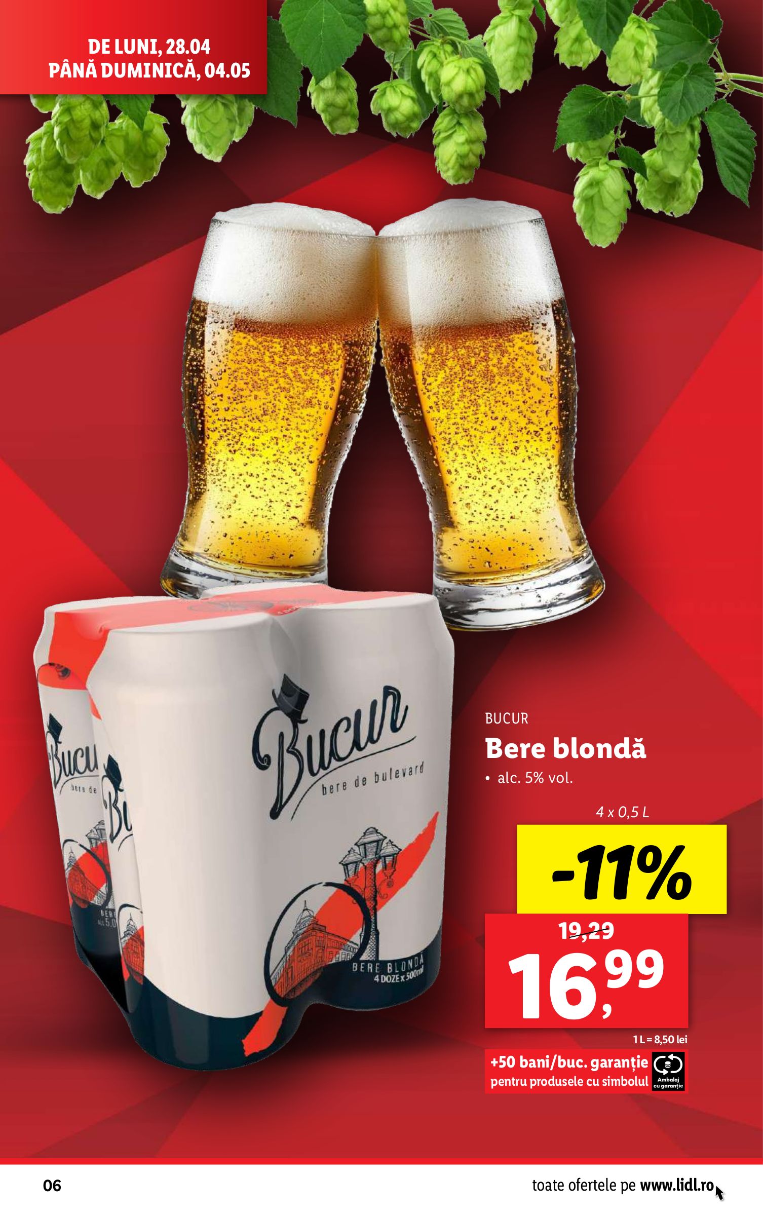 lidl - Catalog Lidl valabil din 28.04. - 04.05. - page: 6 lidl - Catalog Lidl valabil din 28.04. - 04.05. - page: 6