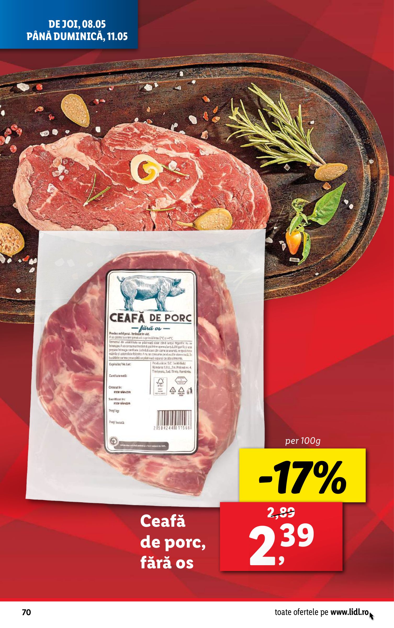 lidl - Catalog Lidl valabil din 05.05. - 11.05. - page: 70 lidl - Catalog Lidl valabil din 05.05. - 11.05. - page: 70