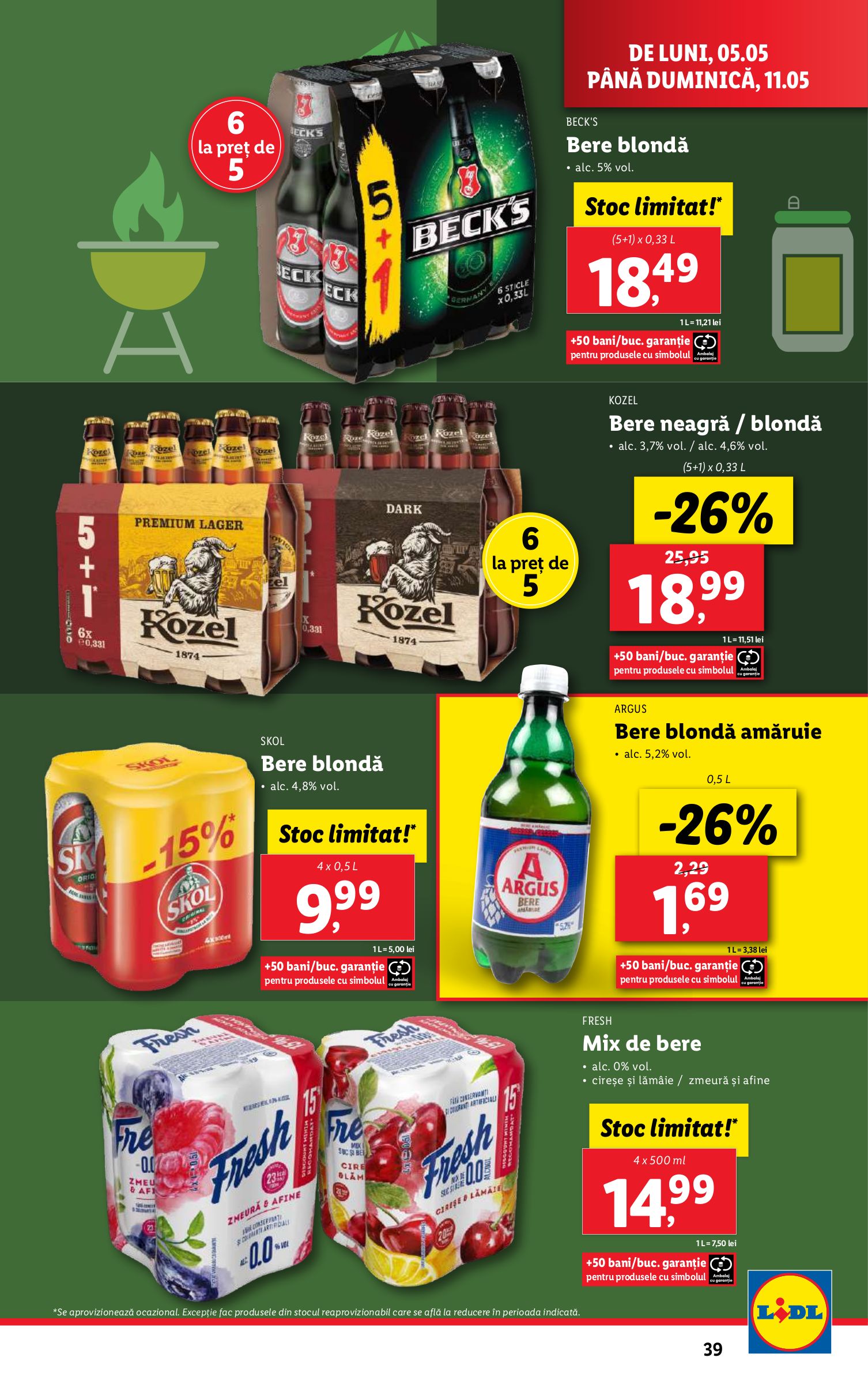 lidl - Catalog Lidl valabil din 05.05. - 11.05. - page: 39 lidl - Catalog Lidl valabil din 05.05. - 11.05. - page: 39