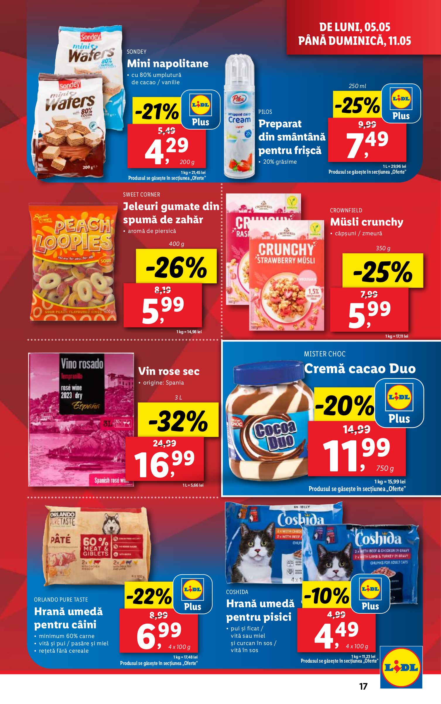 lidl - Catalog Lidl valabil din 05.05. - 11.05. - page: 17 lidl - Catalog Lidl valabil din 05.05. - 11.05. - page: 17