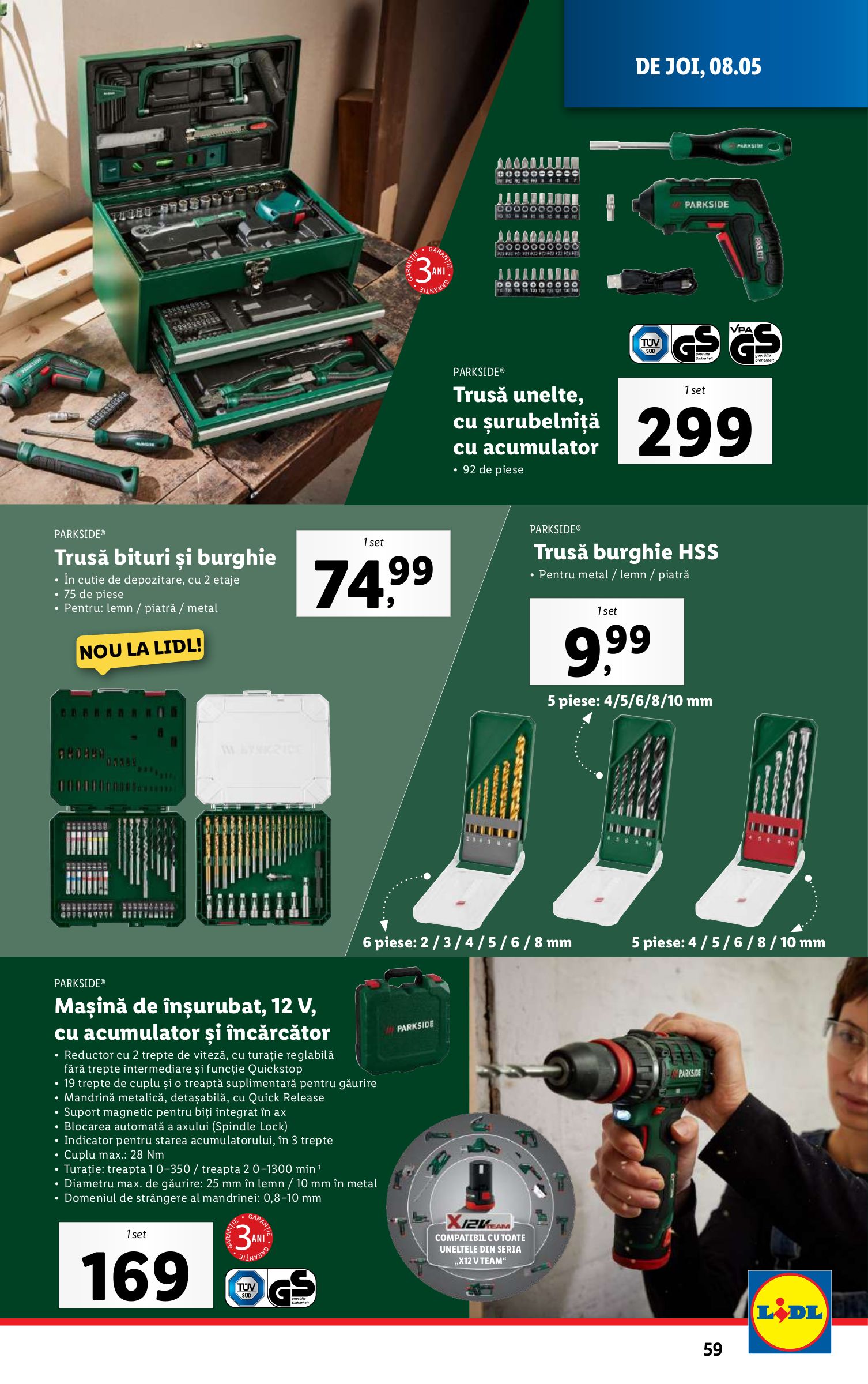 lidl - Catalog Lidl valabil din 05.05. - 11.05. - page: 59 lidl - Catalog Lidl valabil din 05.05. - 11.05. - page: 59