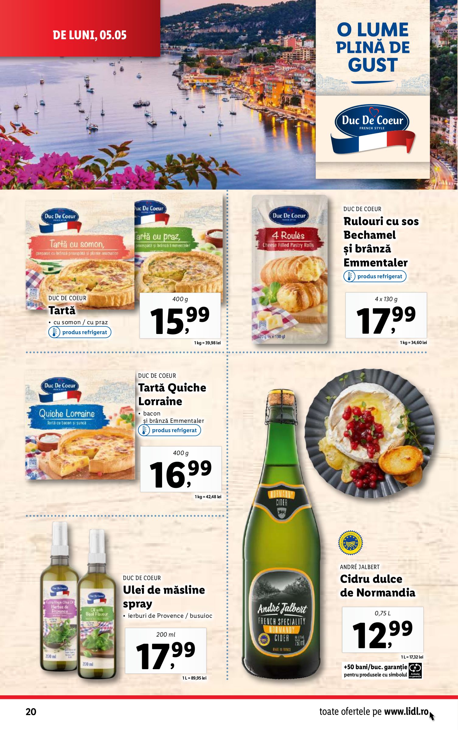 lidl - Catalog Lidl valabil din 05.05. - 11.05. - page: 20 lidl - Catalog Lidl valabil din 05.05. - 11.05. - page: 20