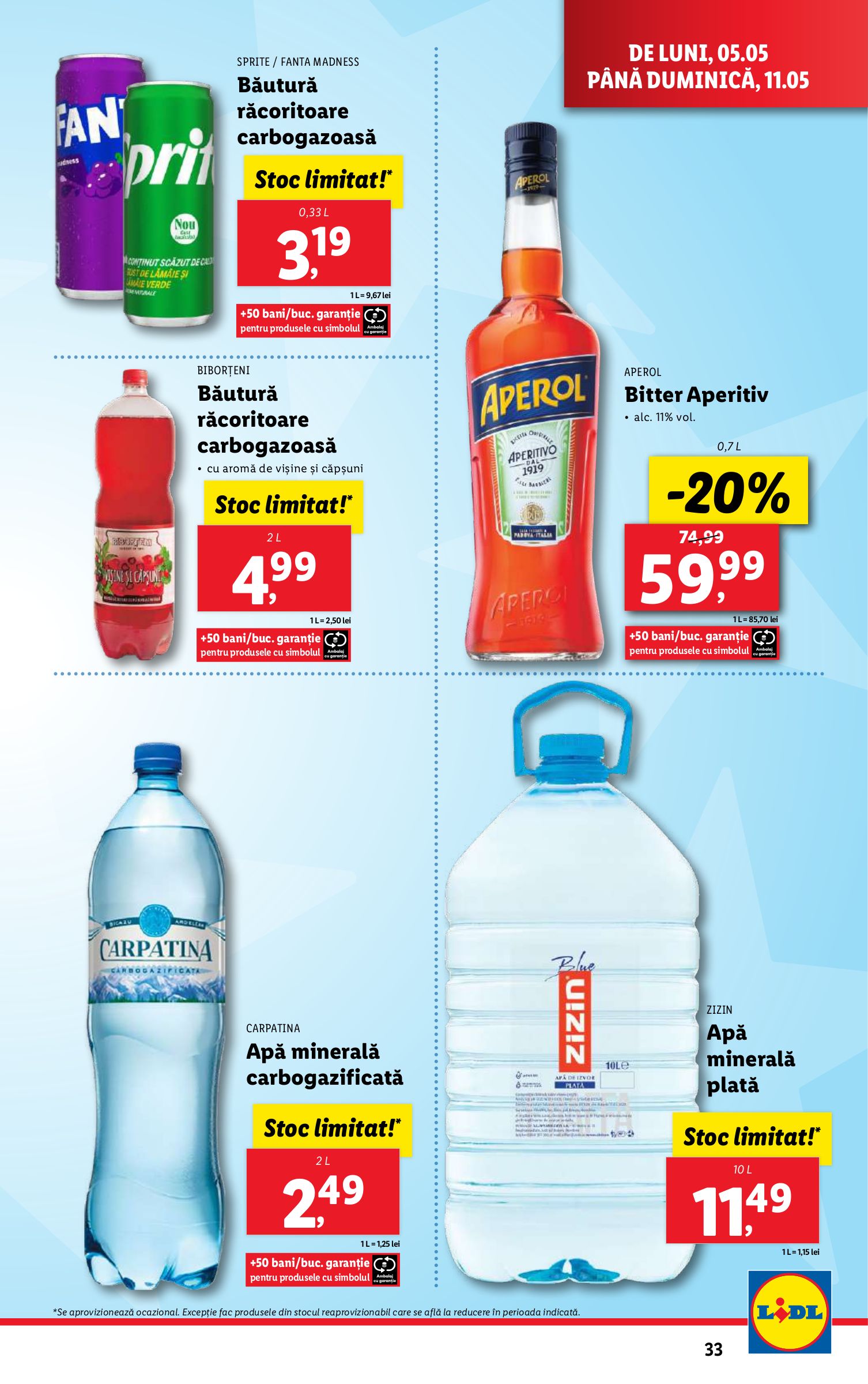 lidl - Catalog Lidl valabil din 05.05. - 11.05. - page: 33 lidl - Catalog Lidl valabil din 05.05. - 11.05. - page: 33