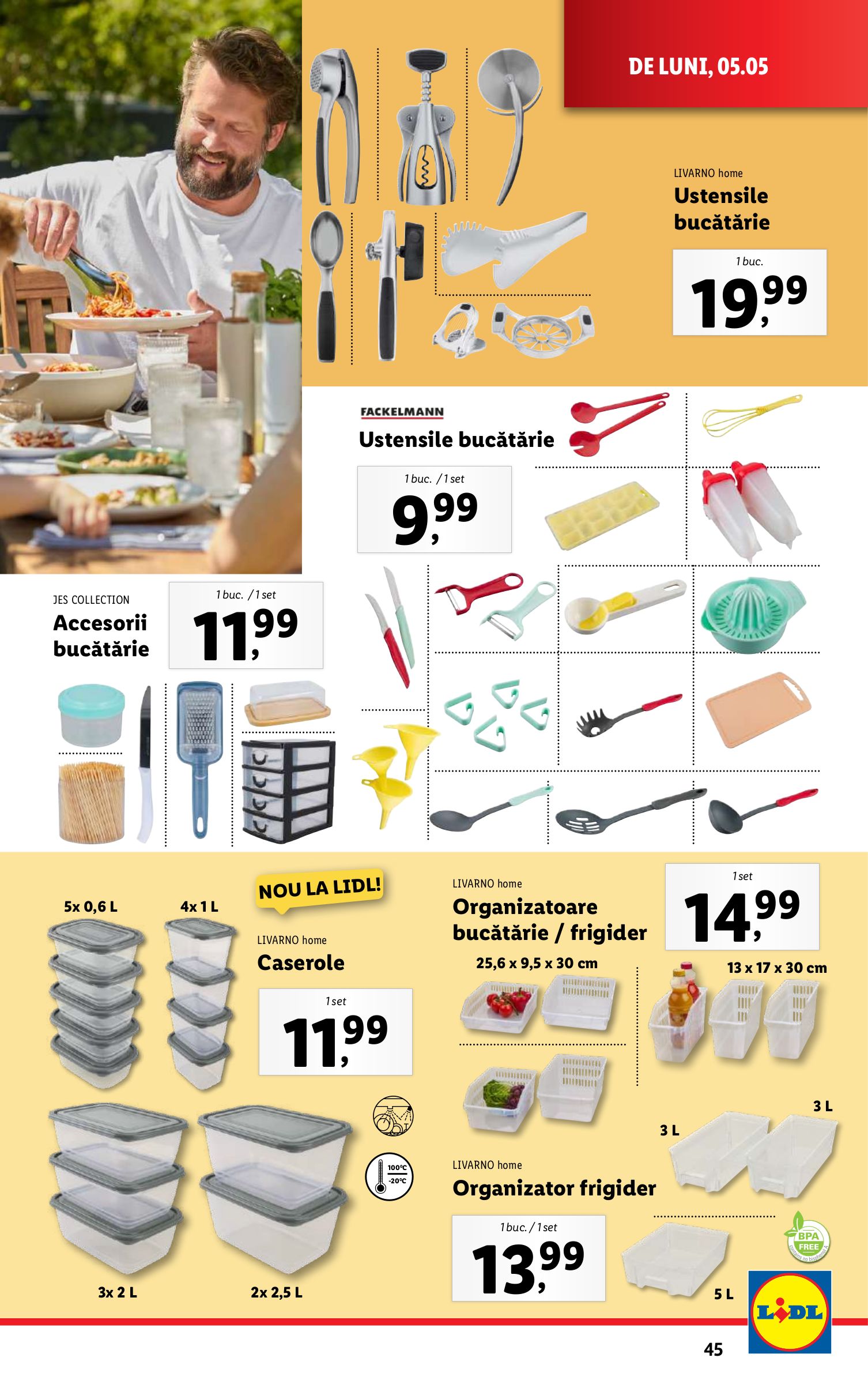 lidl - Catalog Lidl valabil din 05.05. - 11.05. - page: 45 lidl - Catalog Lidl valabil din 05.05. - 11.05. - page: 45