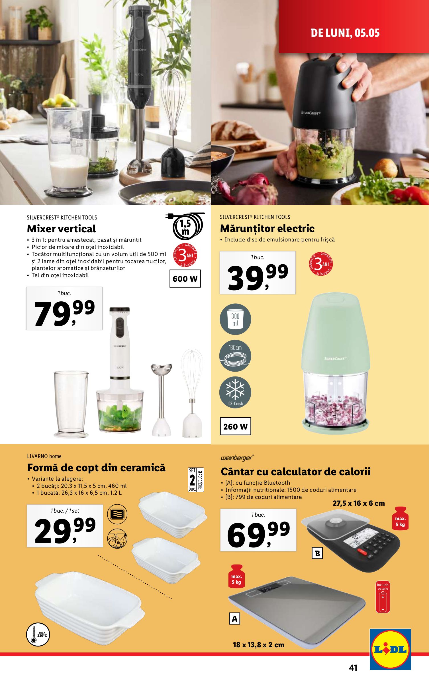 lidl - Catalog Lidl valabil din 05.05. - 11.05. - page: 41 lidl - Catalog Lidl valabil din 05.05. - 11.05. - page: 41