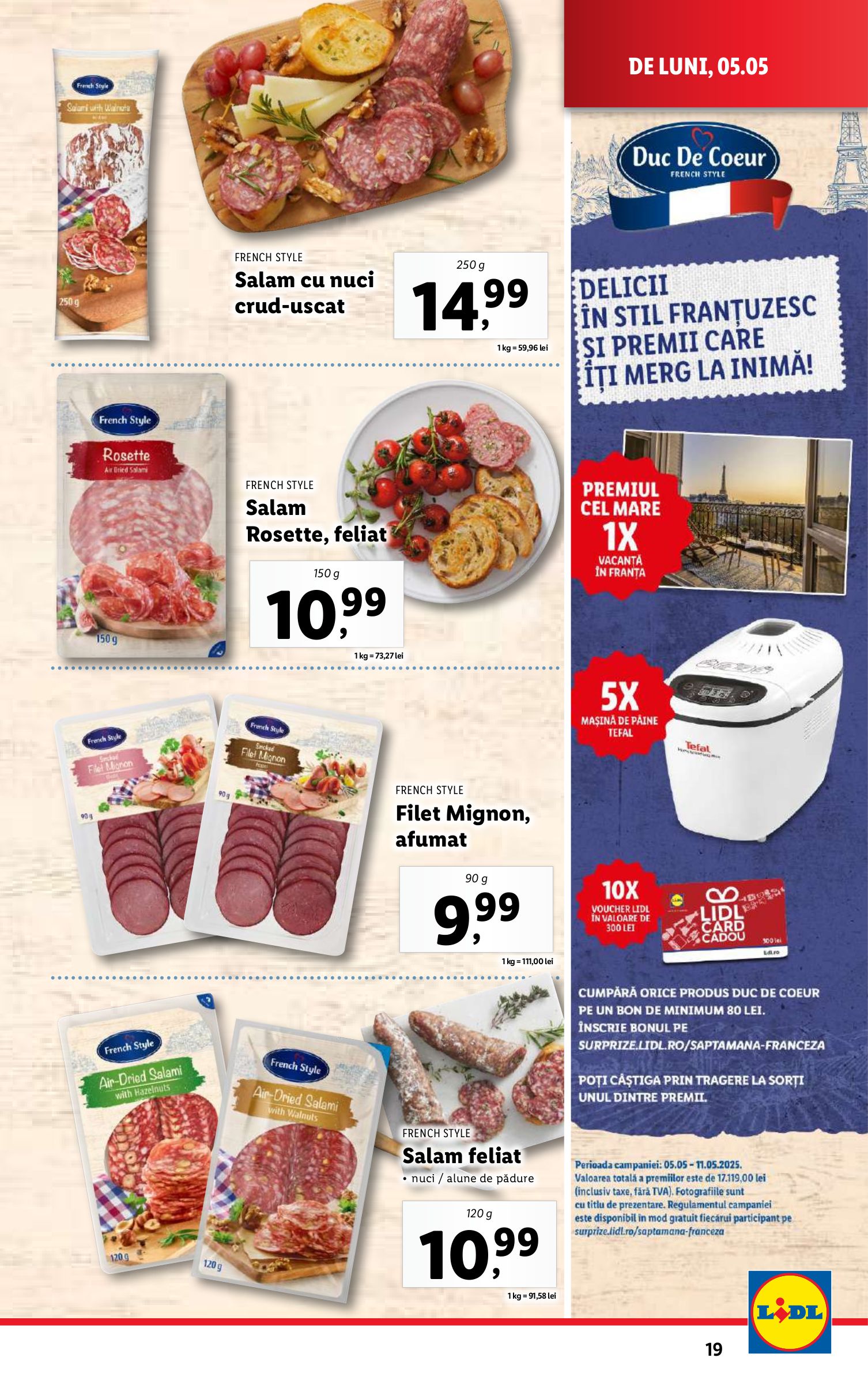 lidl - Catalog Lidl valabil din 05.05. - 11.05. - page: 19 lidl - Catalog Lidl valabil din 05.05. - 11.05. - page: 19