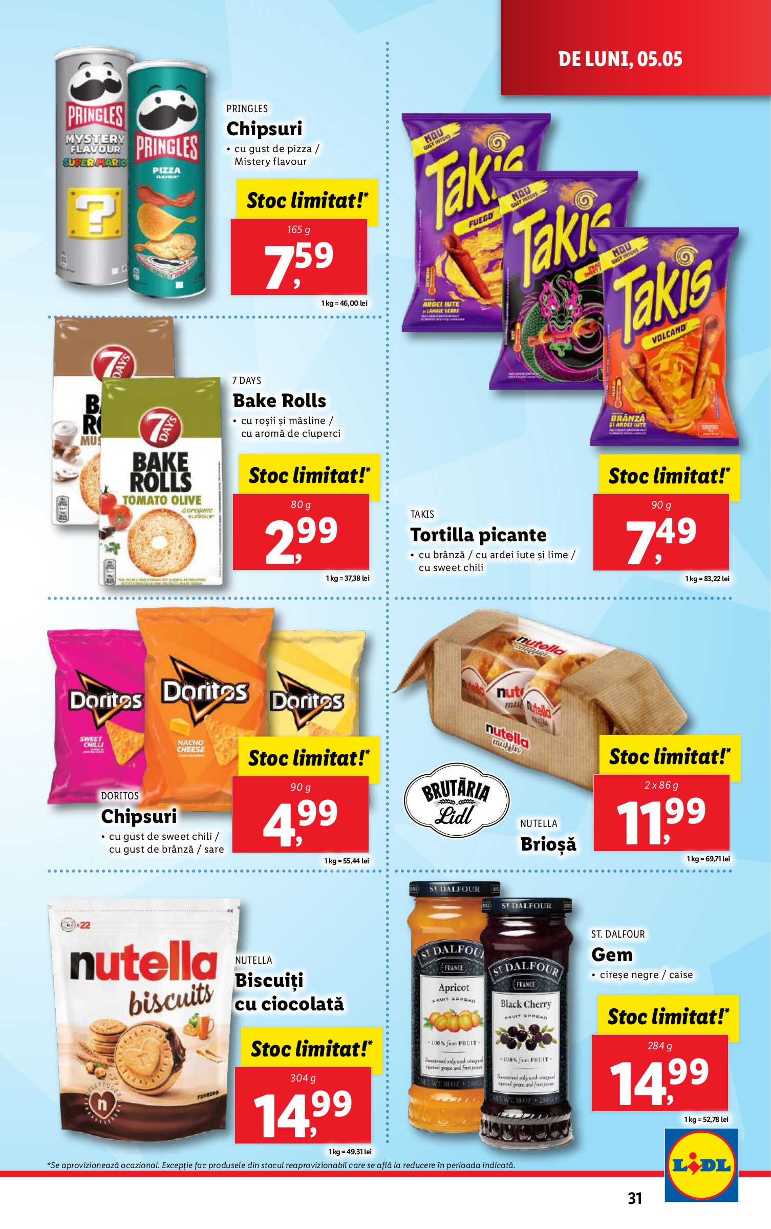 lidl - Catalog Lidl valabil din 05.05. - 11.05. - page: 31 lidl - Catalog Lidl valabil din 05.05. - 11.05. - page: 31