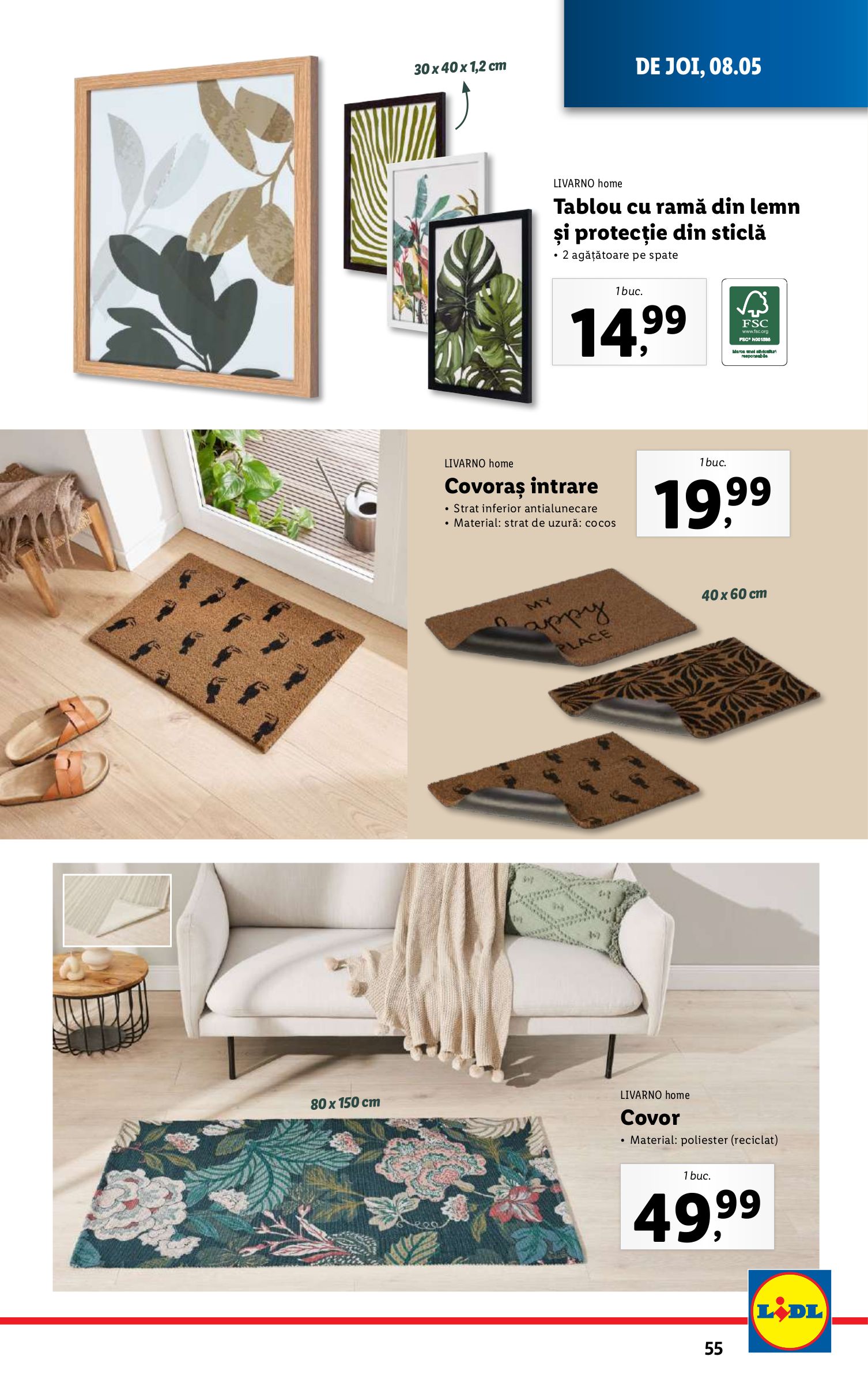 lidl - Catalog Lidl valabil din 05.05. - 11.05. - page: 55 lidl - Catalog Lidl valabil din 05.05. - 11.05. - page: 55