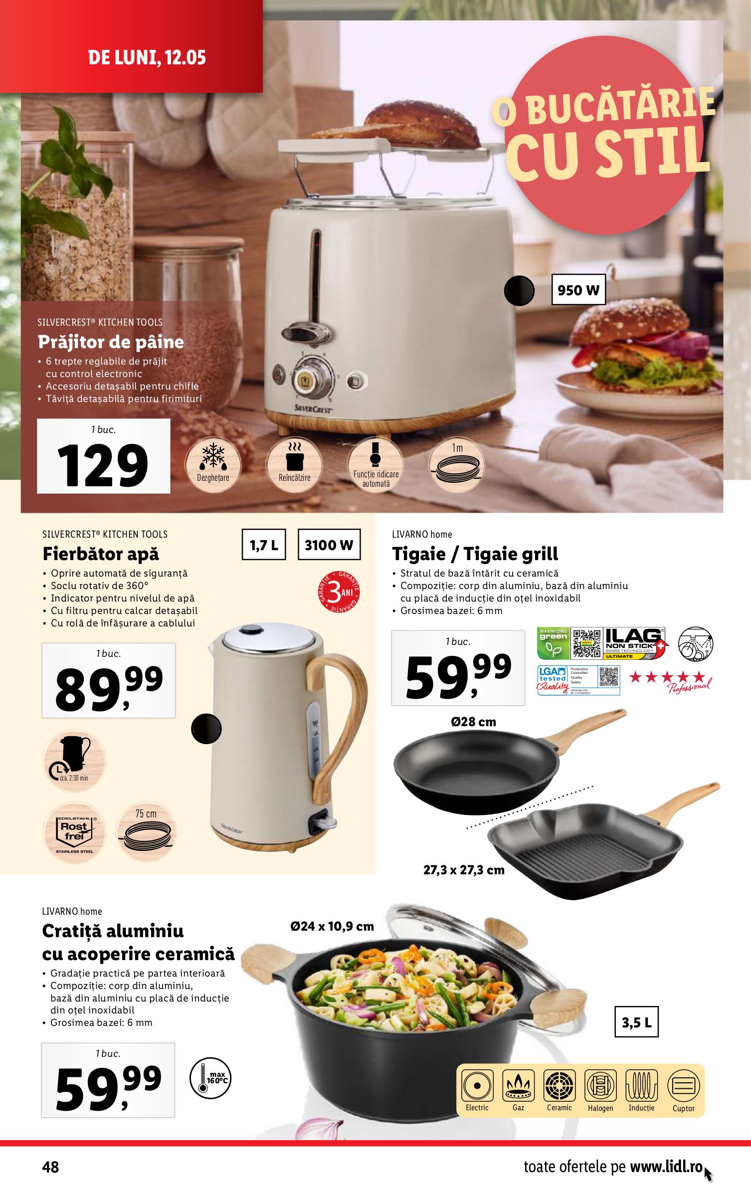 lidl - Catalog Lidl valabil din 12.05. - 18.05. - page: 48 lidl - Catalog Lidl valabil din 12.05. - 18.05. - page: 48