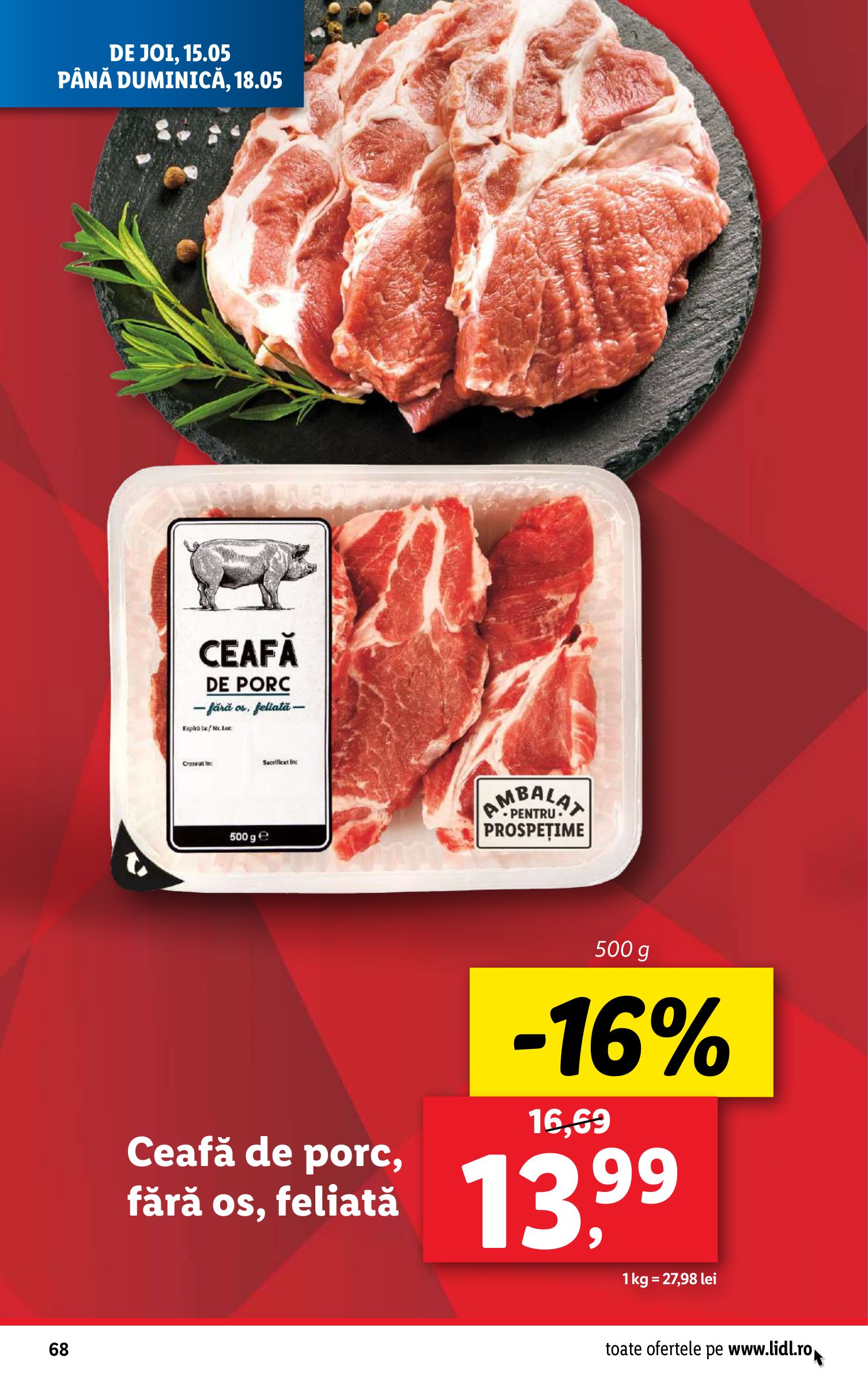 lidl - Catalog Lidl valabil din 12.05. - 18.05. - page: 68 lidl - Catalog Lidl valabil din 12.05. - 18.05. - page: 68
