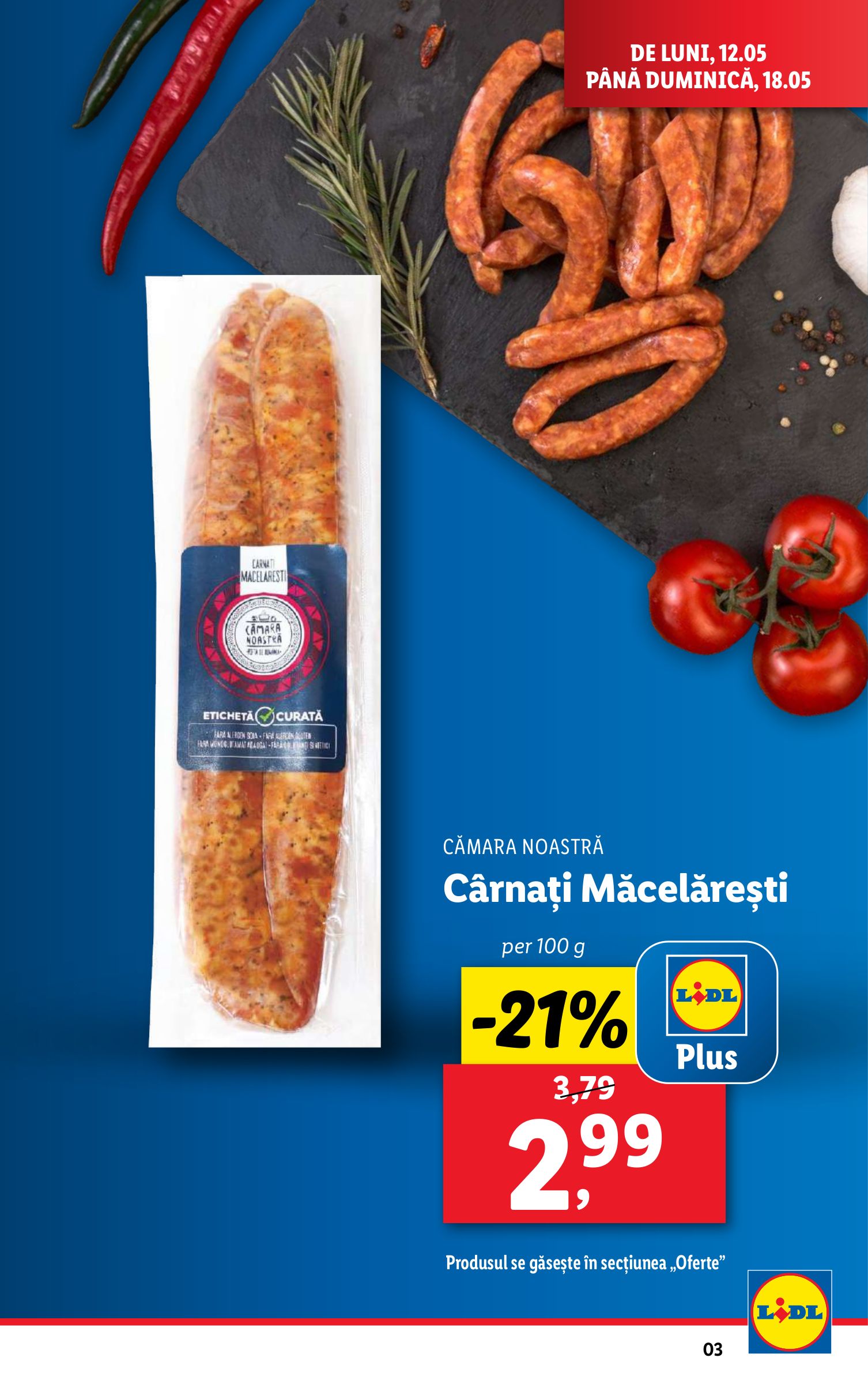 lidl - Catalog Lidl valabil din 12.05. - 18.05. - page: 3 lidl - Catalog Lidl valabil din 12.05. - 18.05. - page: 3