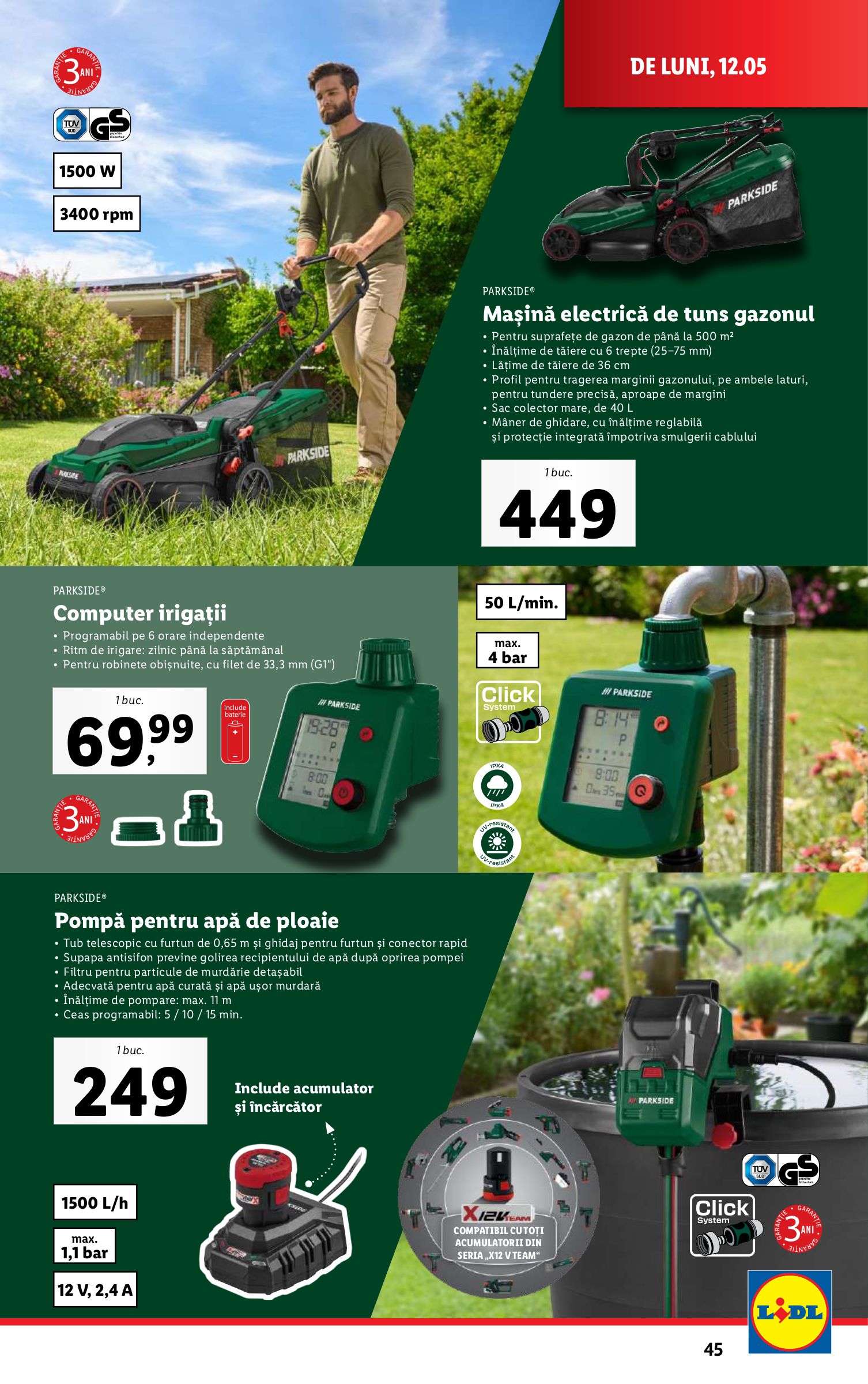 lidl - Catalog Lidl valabil din 12.05. - 18.05. - page: 45 lidl - Catalog Lidl valabil din 12.05. - 18.05. - page: 45