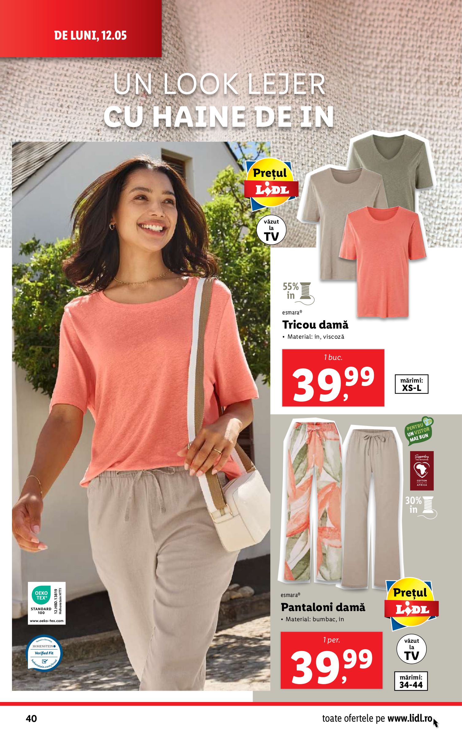 lidl - Catalog Lidl valabil din 12.05. - 18.05. - page: 40 lidl - Catalog Lidl valabil din 12.05. - 18.05. - page: 40