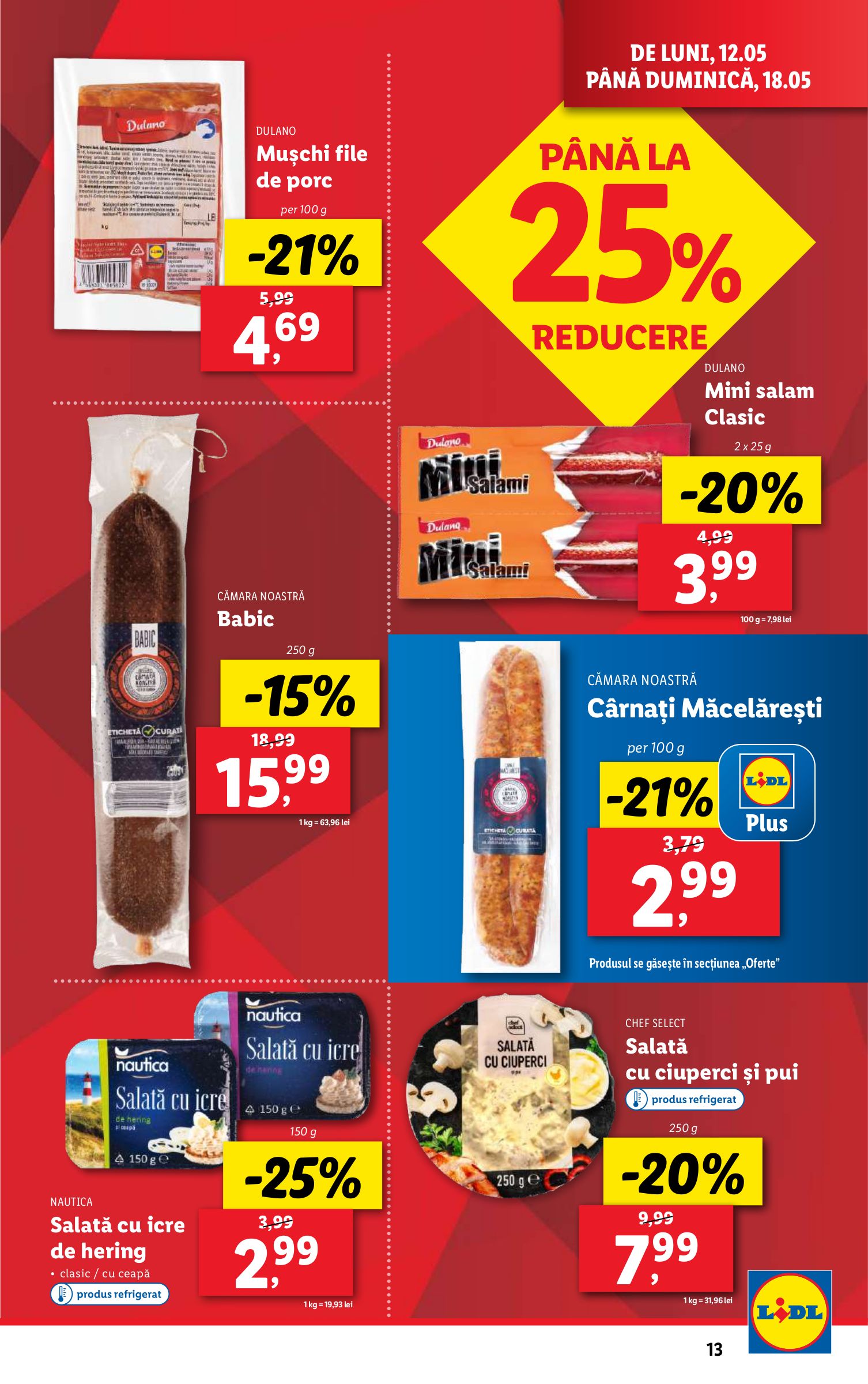 lidl - Catalog Lidl valabil din 12.05. - 18.05. - page: 13 lidl - Catalog Lidl valabil din 12.05. - 18.05. - page: 13