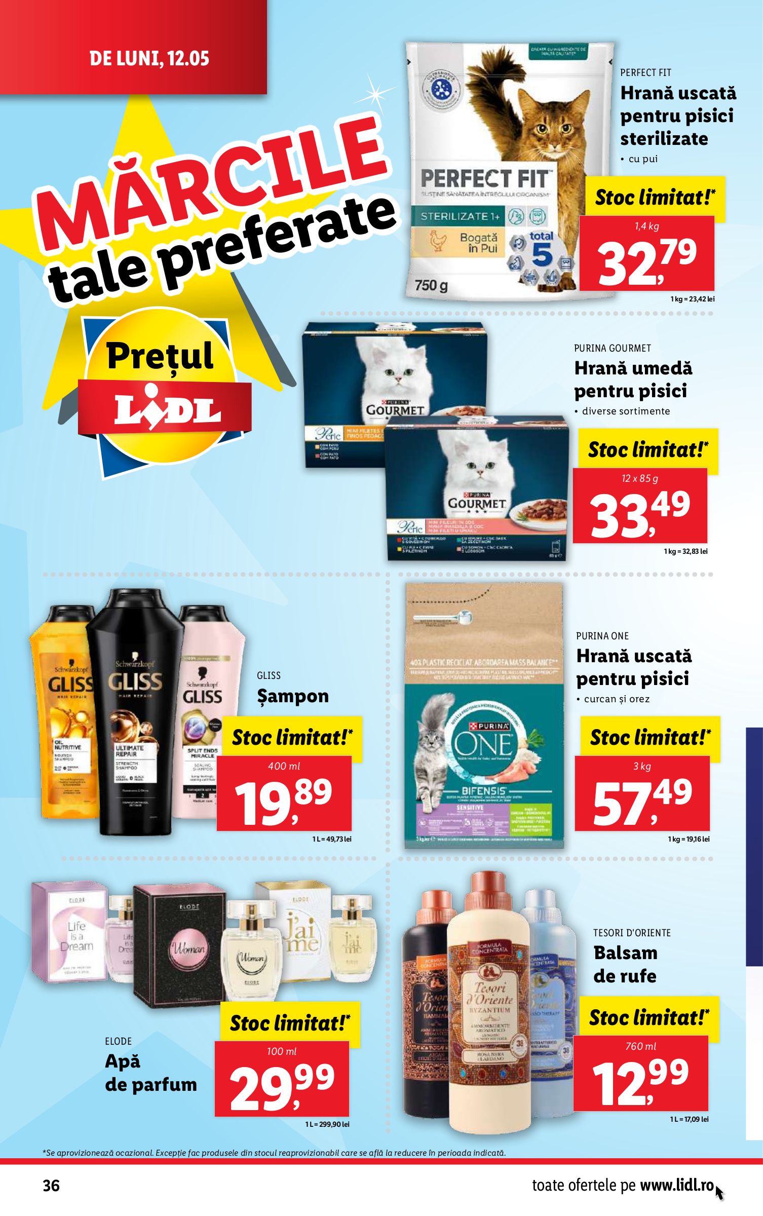 lidl - Catalog Lidl valabil din 12.05. - 18.05. - page: 36 lidl - Catalog Lidl valabil din 12.05. - 18.05. - page: 36