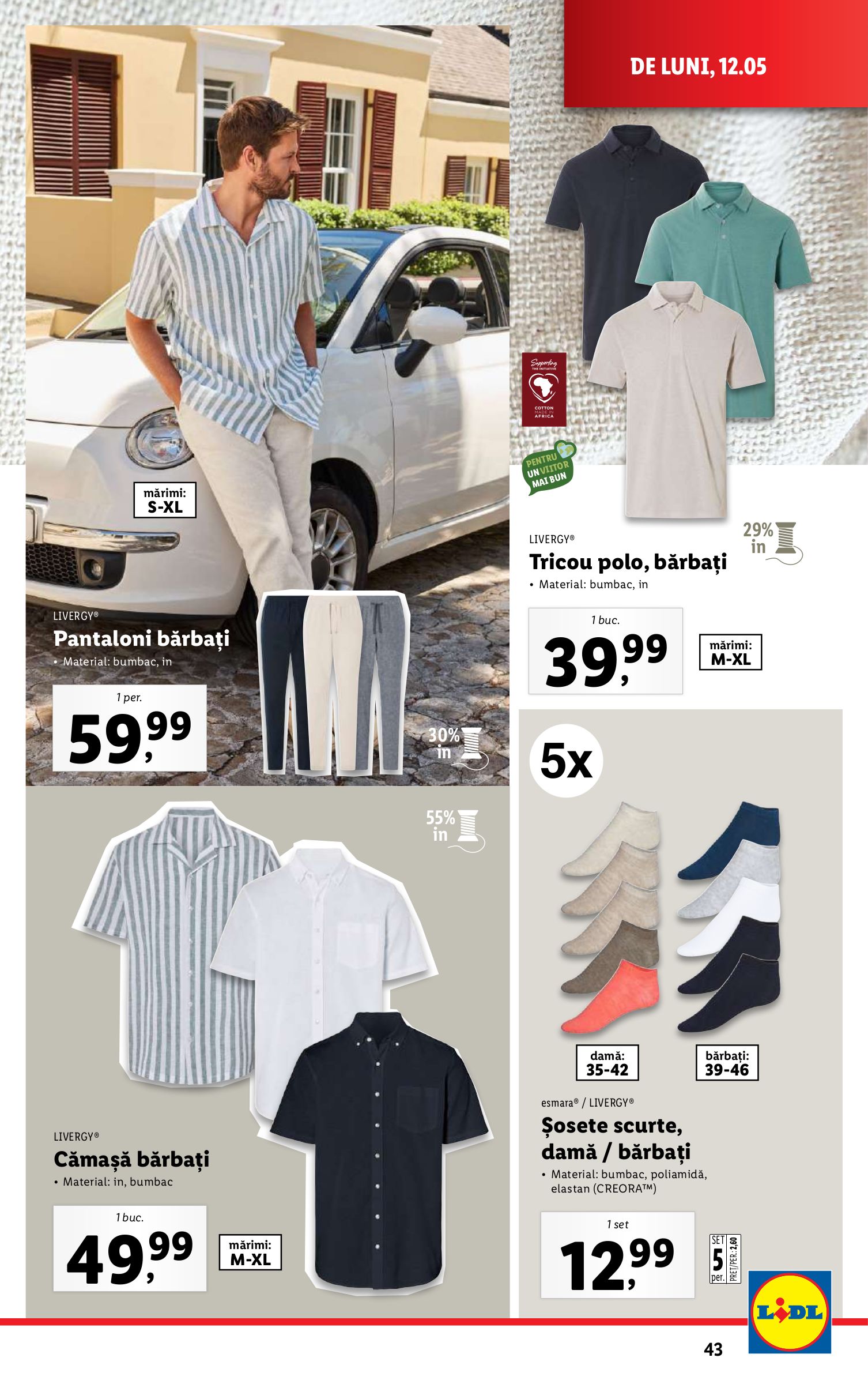 lidl - Catalog Lidl valabil din 12.05. - 18.05. - page: 43 lidl - Catalog Lidl valabil din 12.05. - 18.05. - page: 43