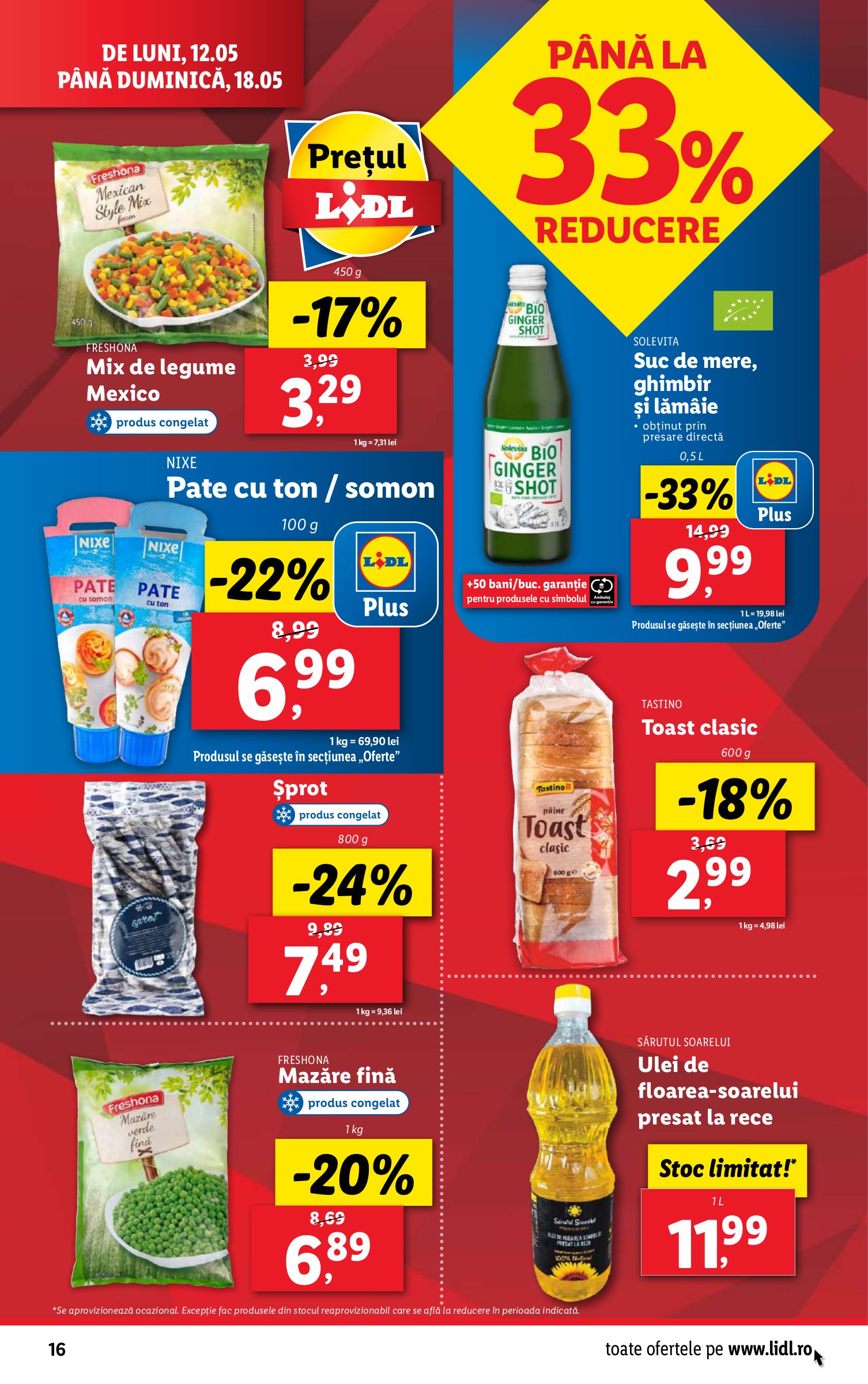 lidl - Catalog Lidl valabil din 12.05. - 18.05. - page: 16 lidl - Catalog Lidl valabil din 12.05. - 18.05. - page: 16