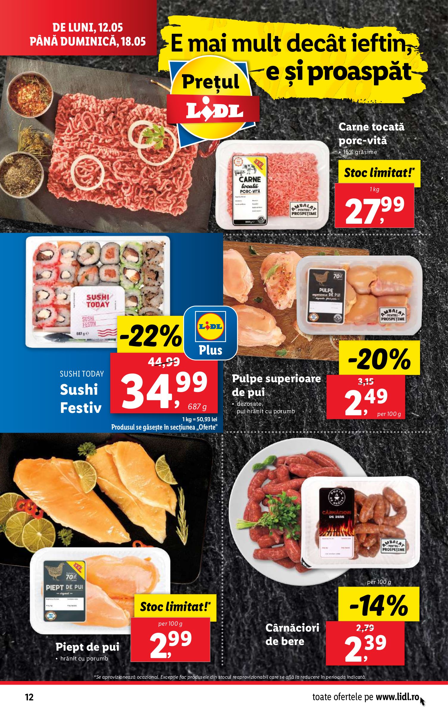 lidl - Catalog Lidl valabil din 12.05. - 18.05. - page: 12 lidl - Catalog Lidl valabil din 12.05. - 18.05. - page: 12