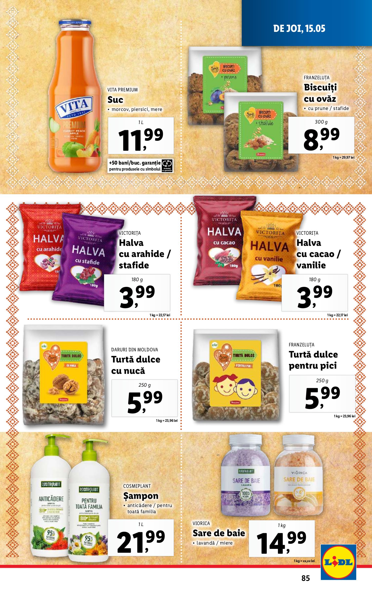 lidl - Catalog Lidl valabil din 12.05. - 18.05. - page: 85 lidl - Catalog Lidl valabil din 12.05. - 18.05. - page: 85