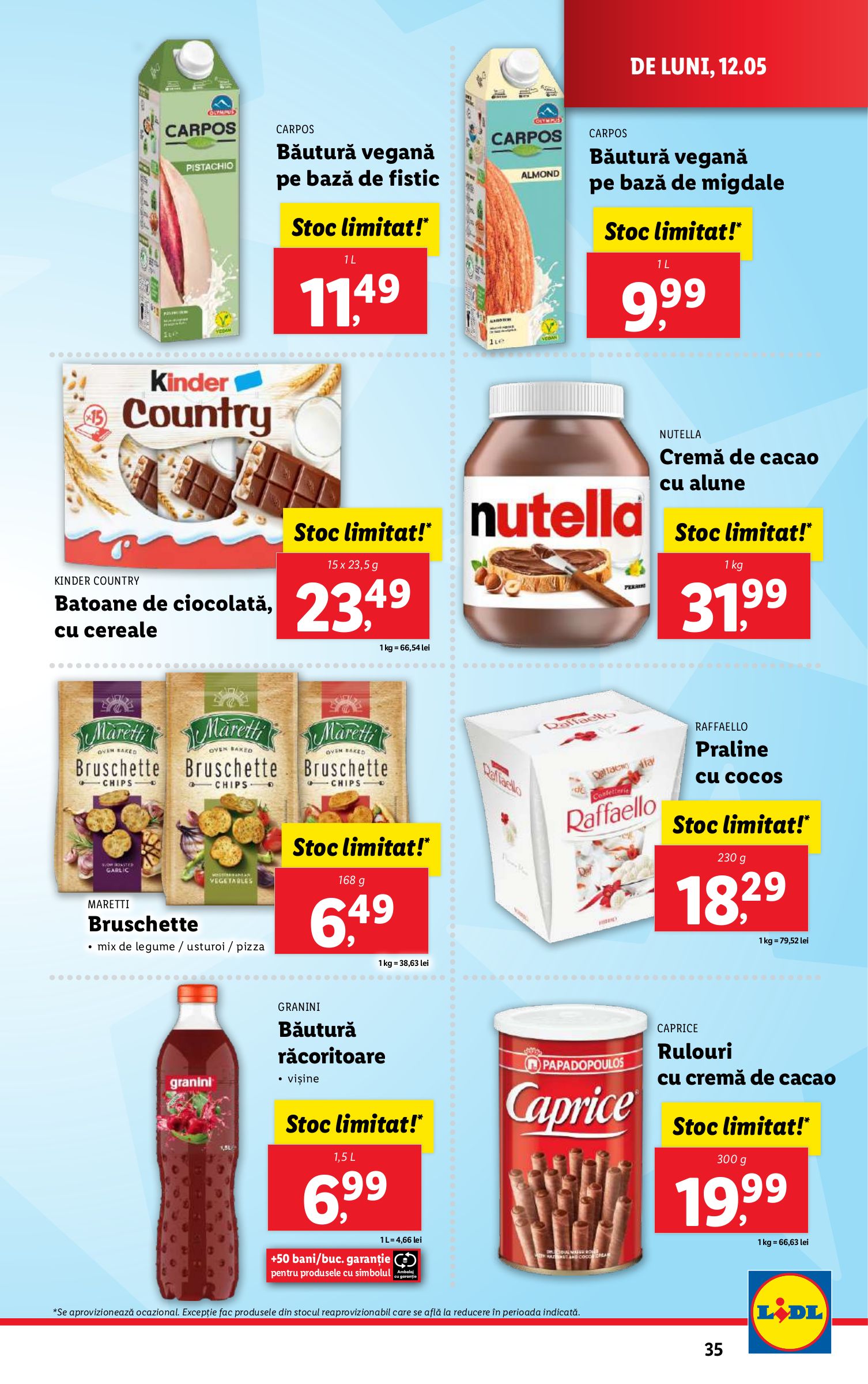 lidl - Catalog Lidl valabil din 12.05. - 18.05. - page: 35 lidl - Catalog Lidl valabil din 12.05. - 18.05. - page: 35